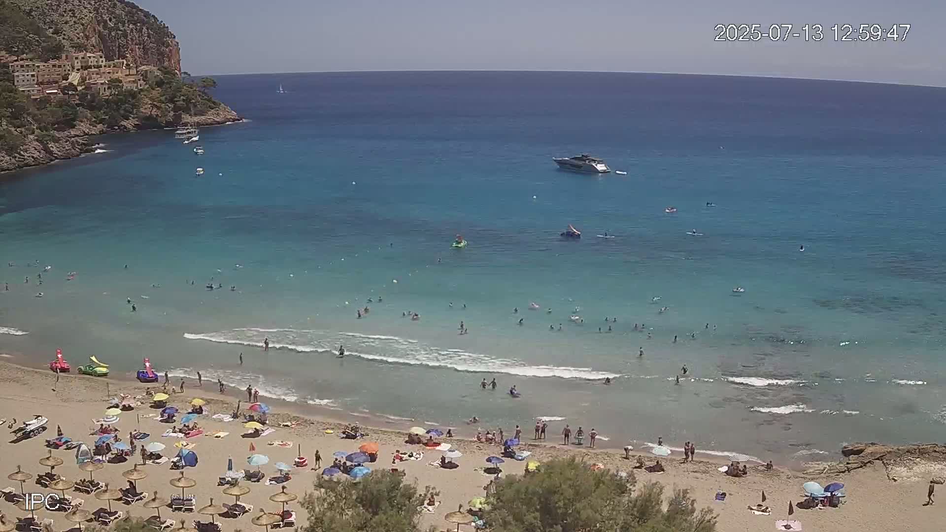 Capdepera, Playa de Canyamel Beach Live Cam - Mallorca, Balearic Islands, Spain