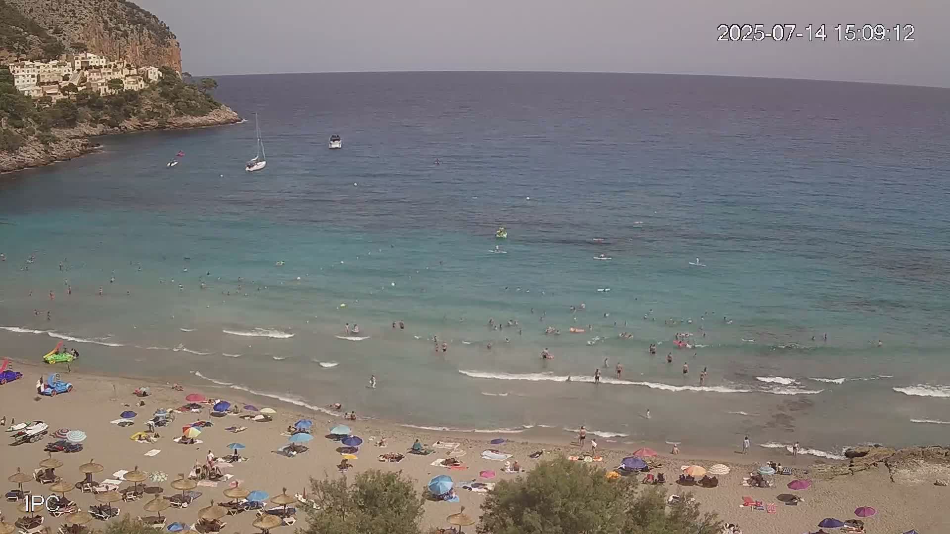 Capdepera, Playa de Canyamel Beach Live Cam - Mallorca, Balearic Islands, Spain
