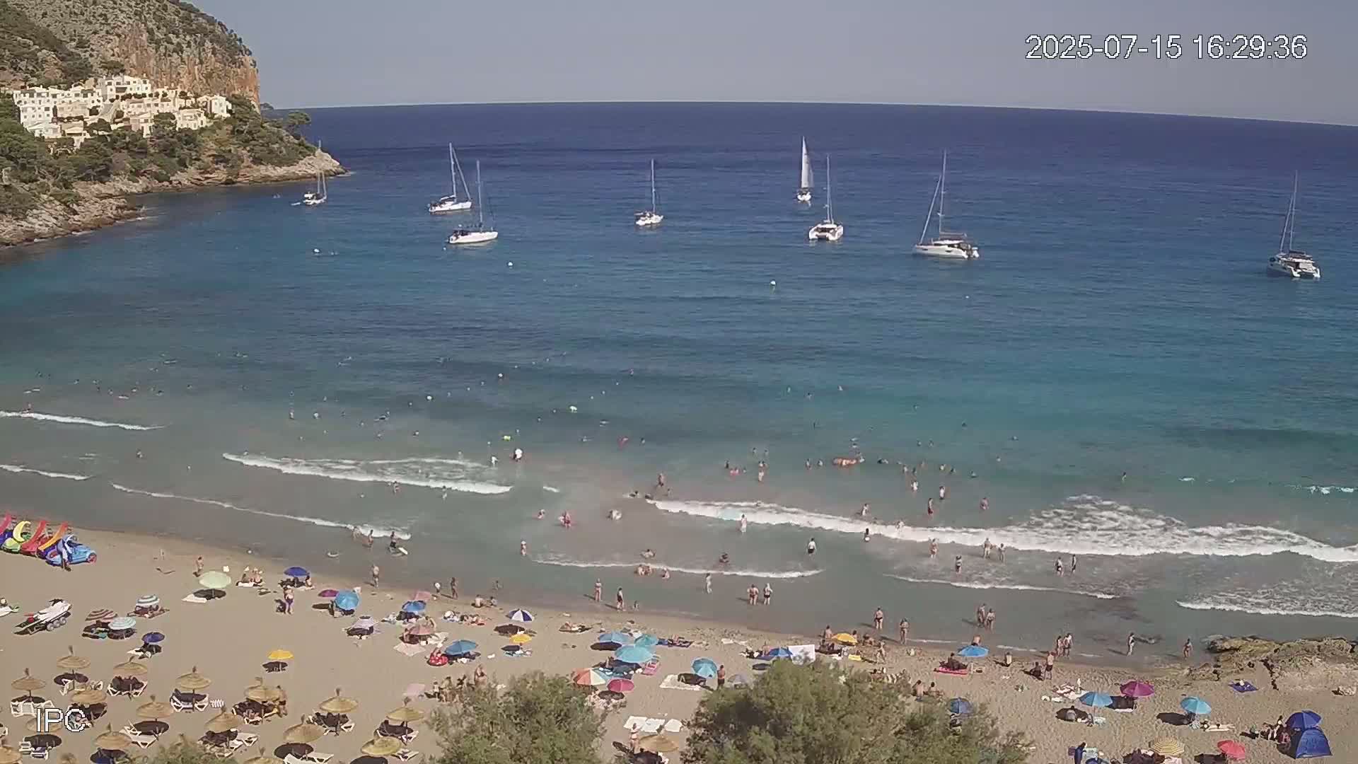 Capdepera, Playa de Canyamel Beach Live Cam - Mallorca, Balearic Islands, Spain
