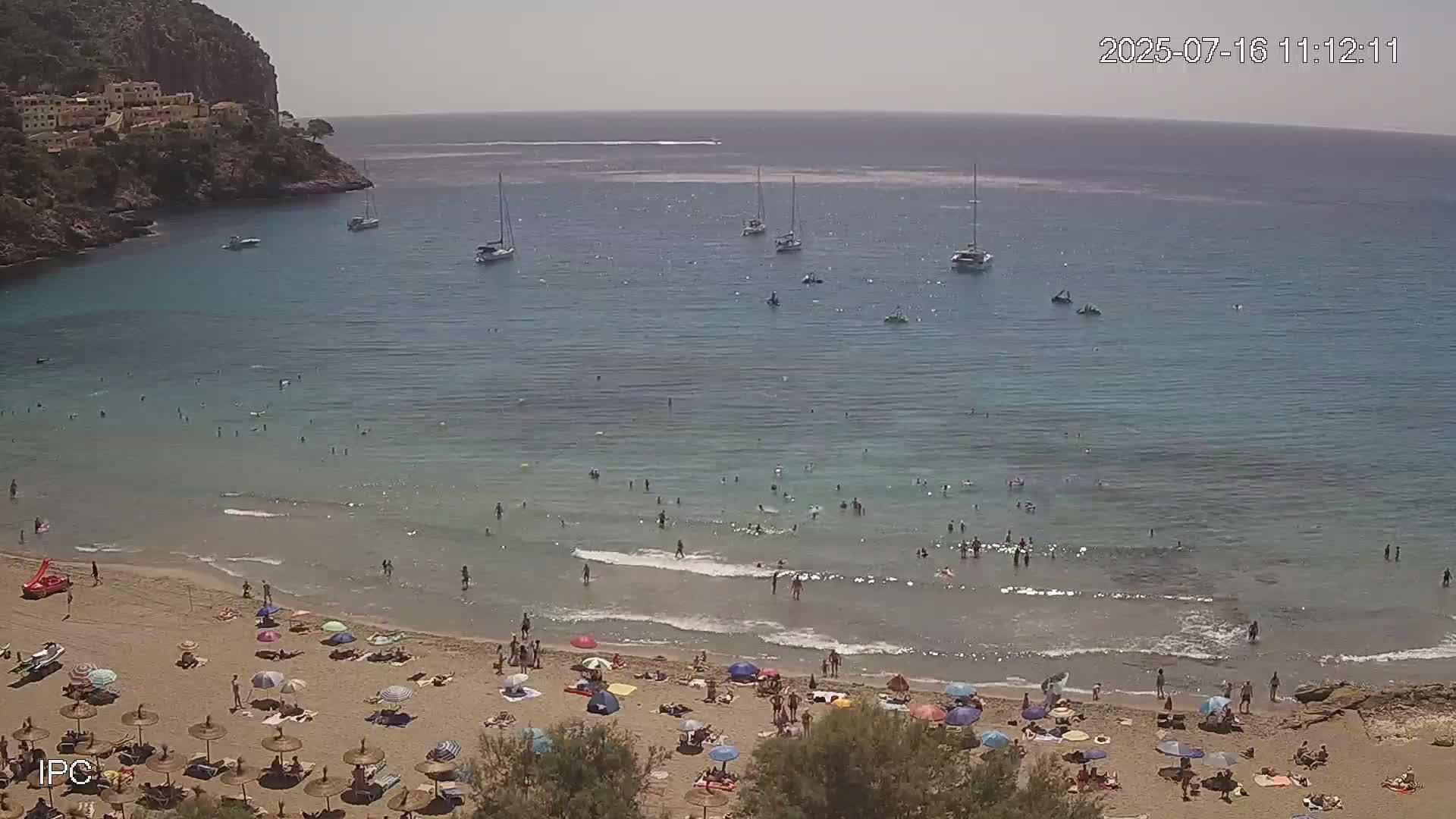 Capdepera, Playa de Canyamel Beach Live Cam - Mallorca, Balearic Islands, Spain
