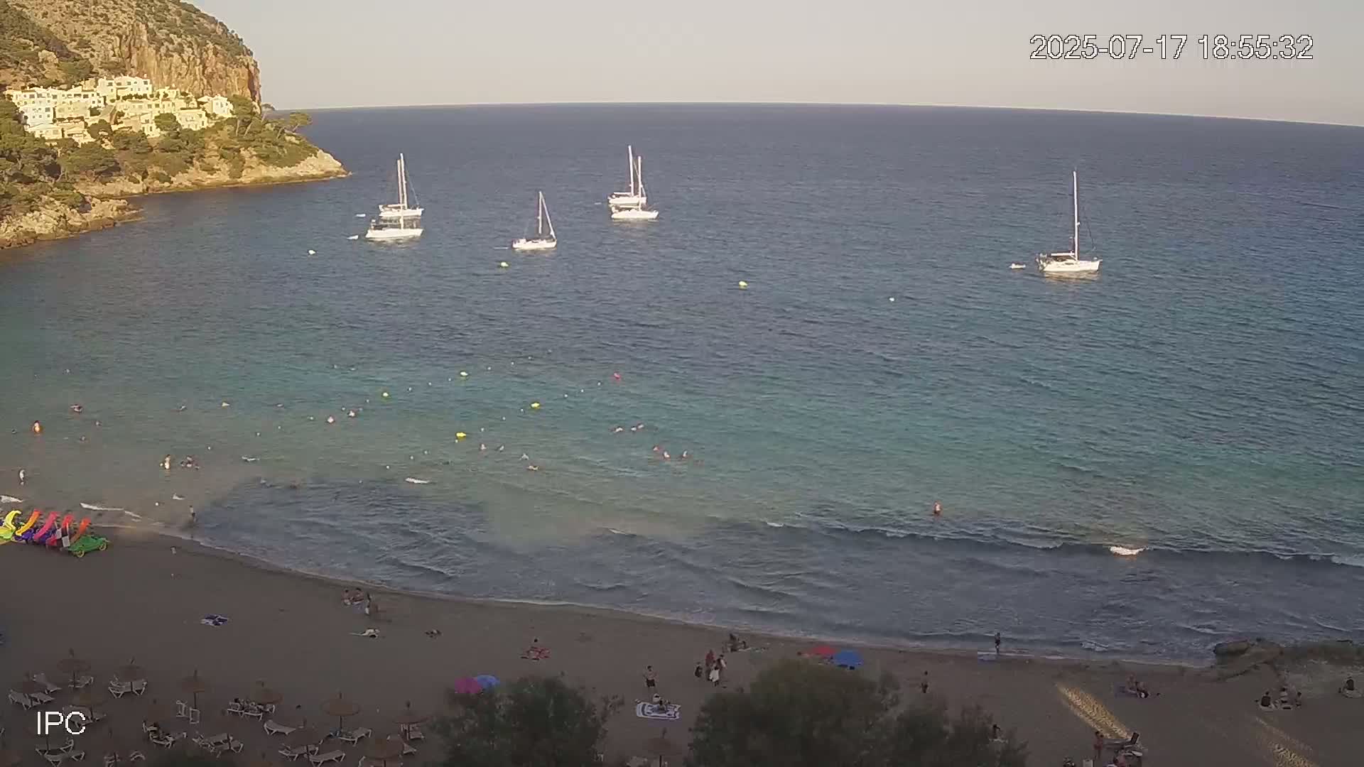 Capdepera, Playa de Canyamel Beach Live Cam - Mallorca, Balearic Islands, Spain