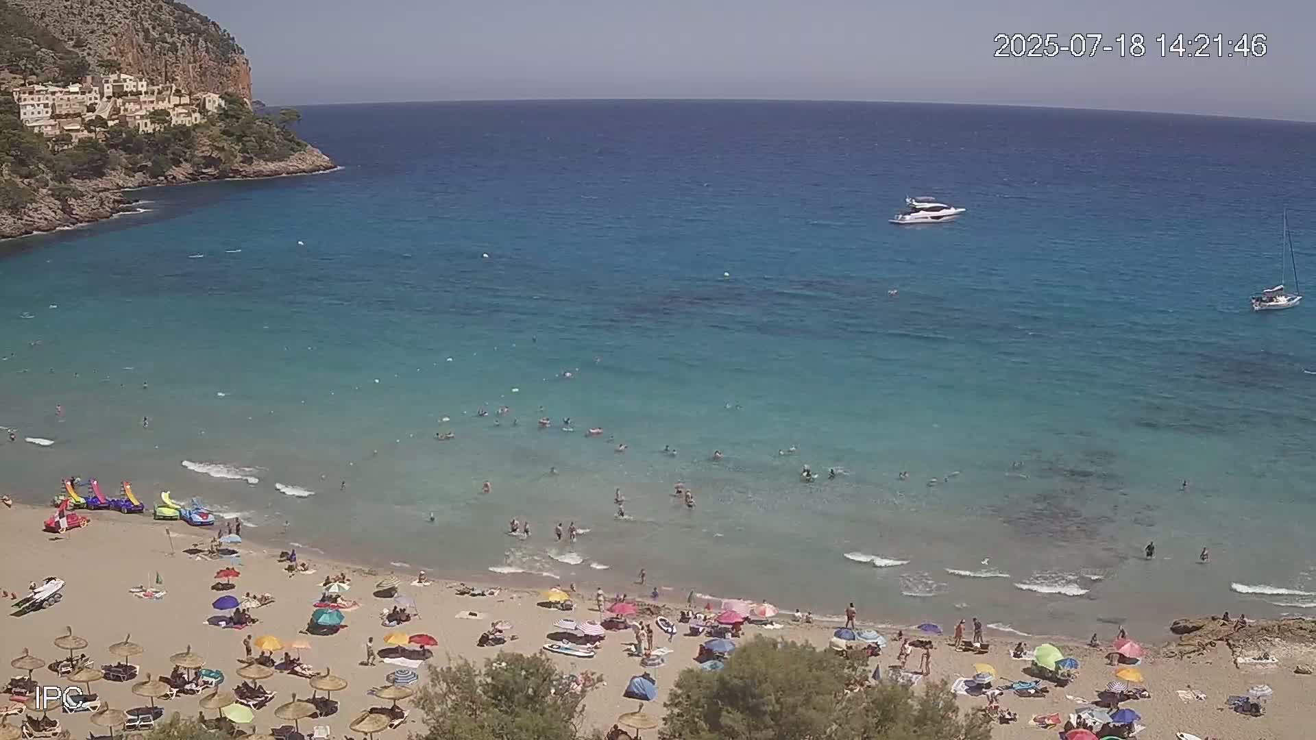 Capdepera, Playa de Canyamel Beach Live Cam - Mallorca, Balearic Islands, Spain