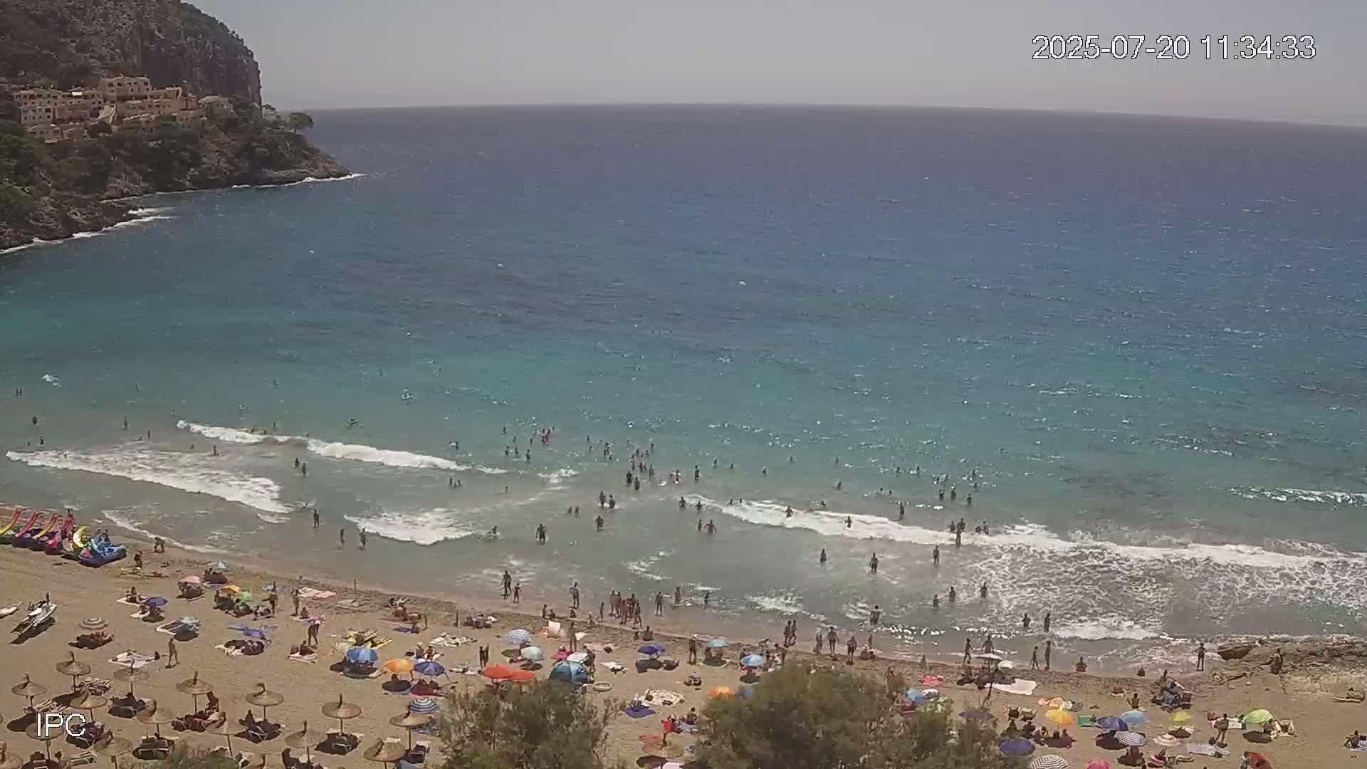 Capdepera, Playa de Canyamel Beach Live Cam - Mallorca, Balearic Islands, Spain