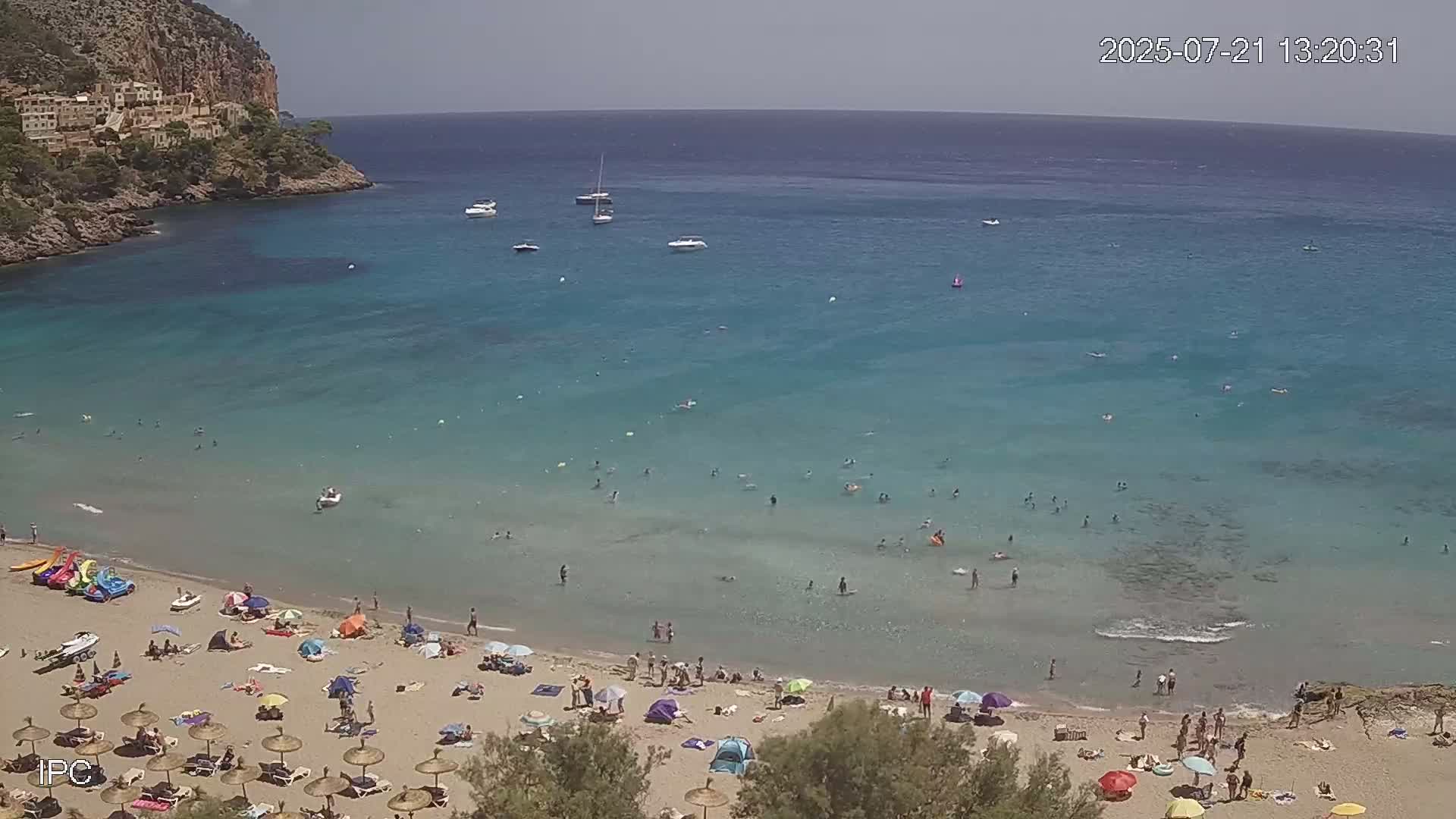 Capdepera, Playa de Canyamel Beach Live Cam - Mallorca, Balearic Islands, Spain