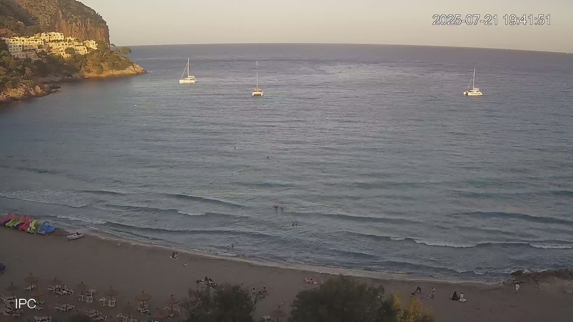 Capdepera, Playa de Canyamel Beach Live Cam - Mallorca, Balearic Islands, Spain