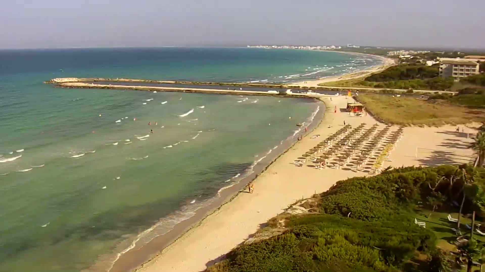 Playa de Muro Beach Live Cam - Mallorca, Balearic Islands, Spain
