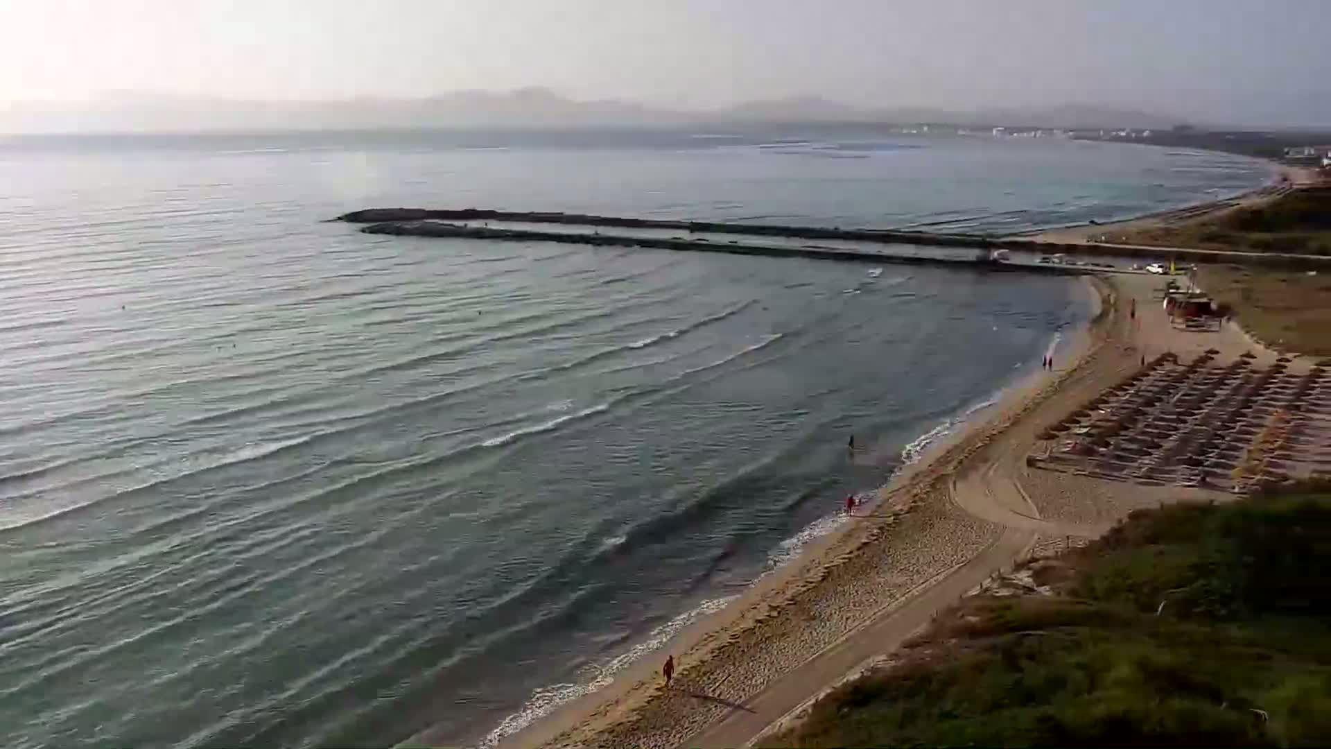 Playa de Muro Beach Live Cam - Mallorca, Balearic Islands, Spain