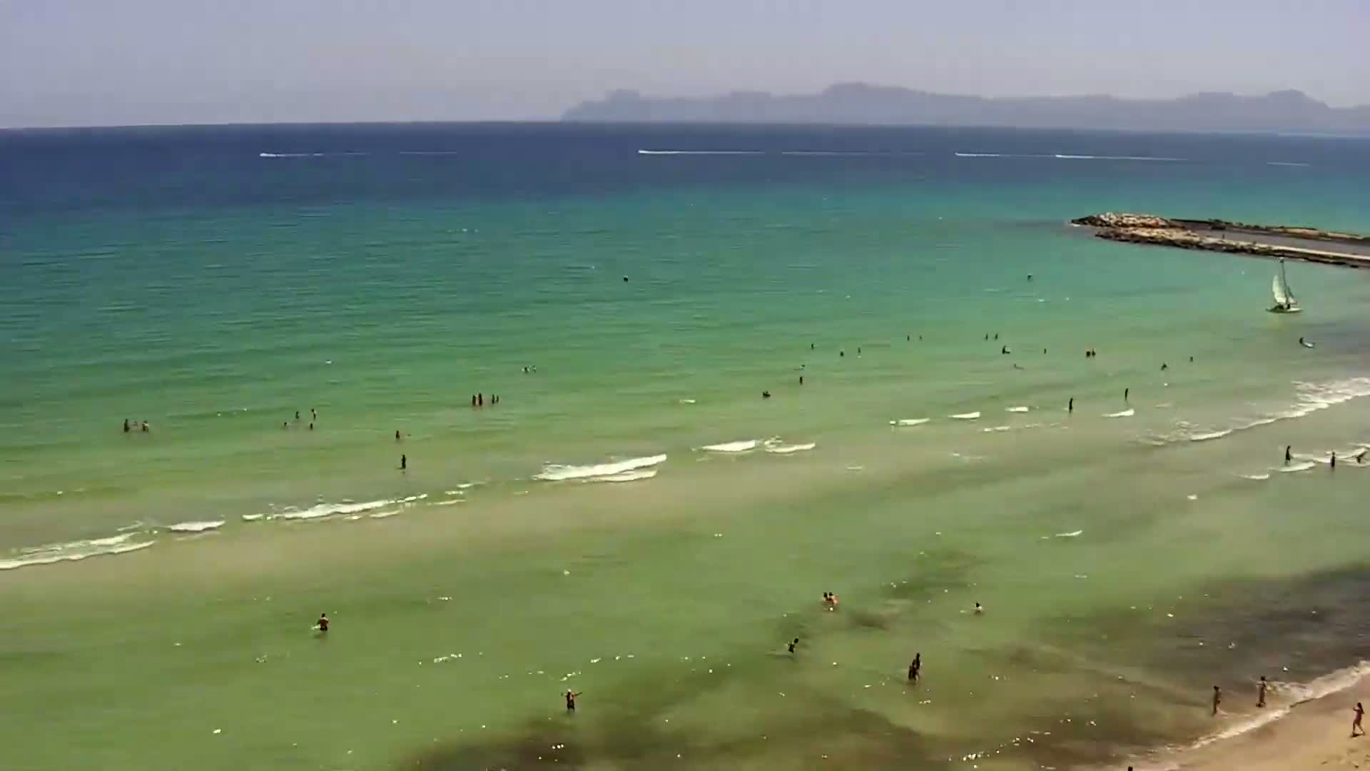 Playa de Muro Beach Live Cam - Mallorca, Balearic Islands, Spain