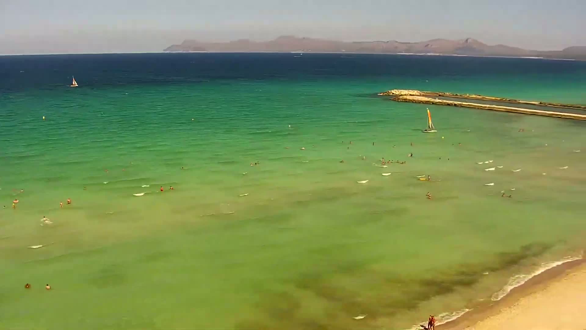 Playa de Muro Beach Live Cam - Mallorca, Balearic Islands, Spain