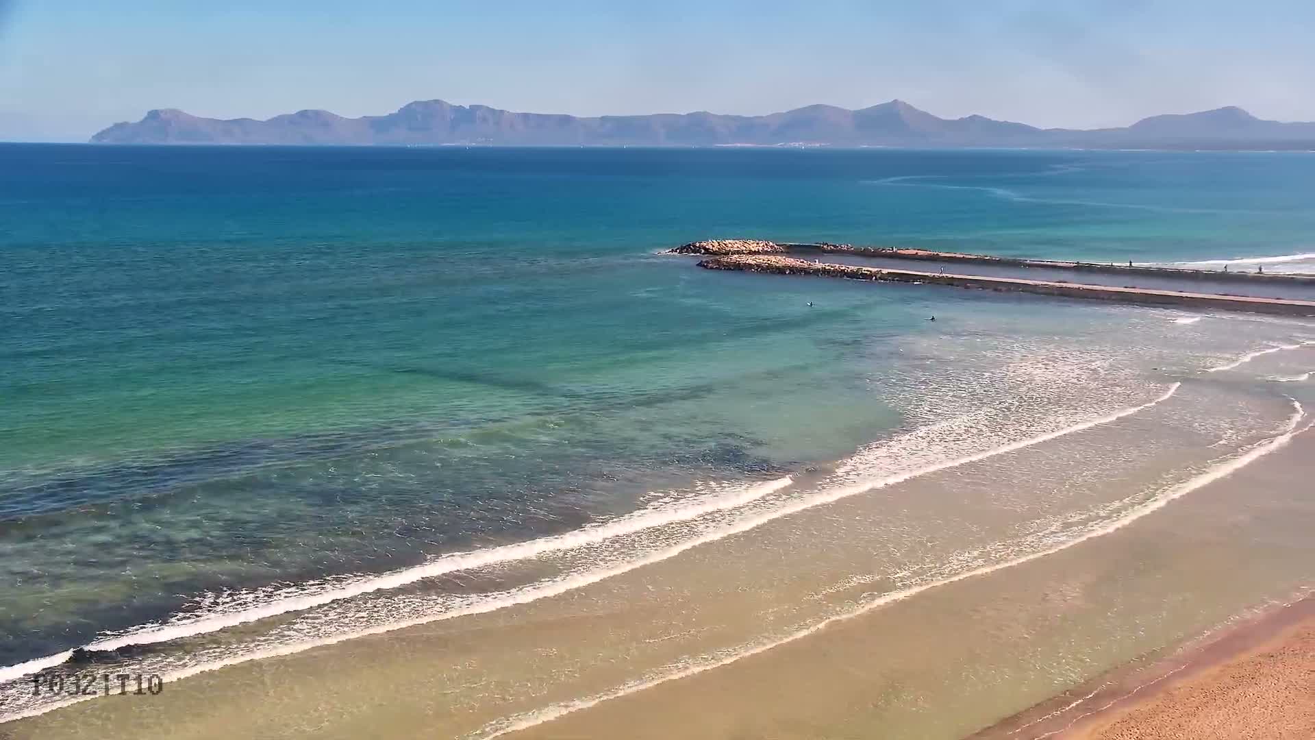 Playa de Muro Beach Live Cam - Mallorca, Balearic Islands, Spain