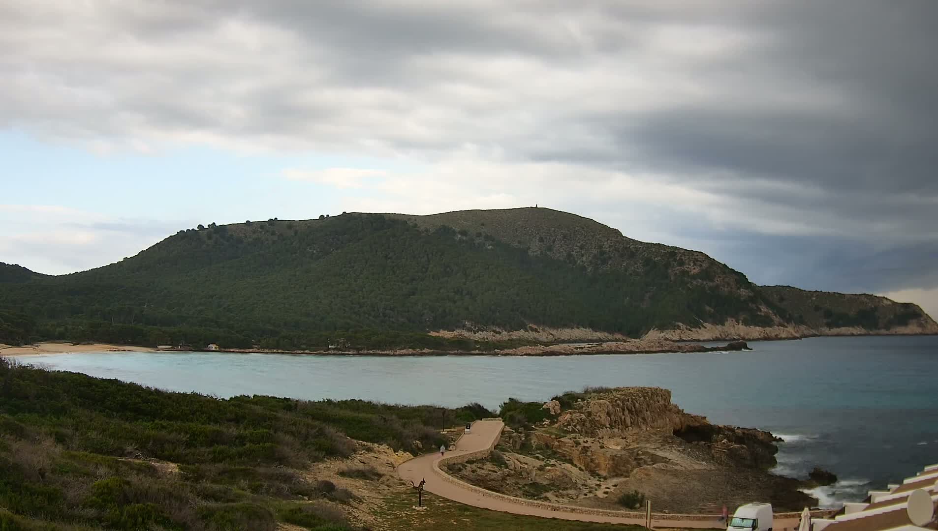 Capdepera, Beach Cala Agulla Cove Live Cam - Mallorca, Balearic Islands, Spain
