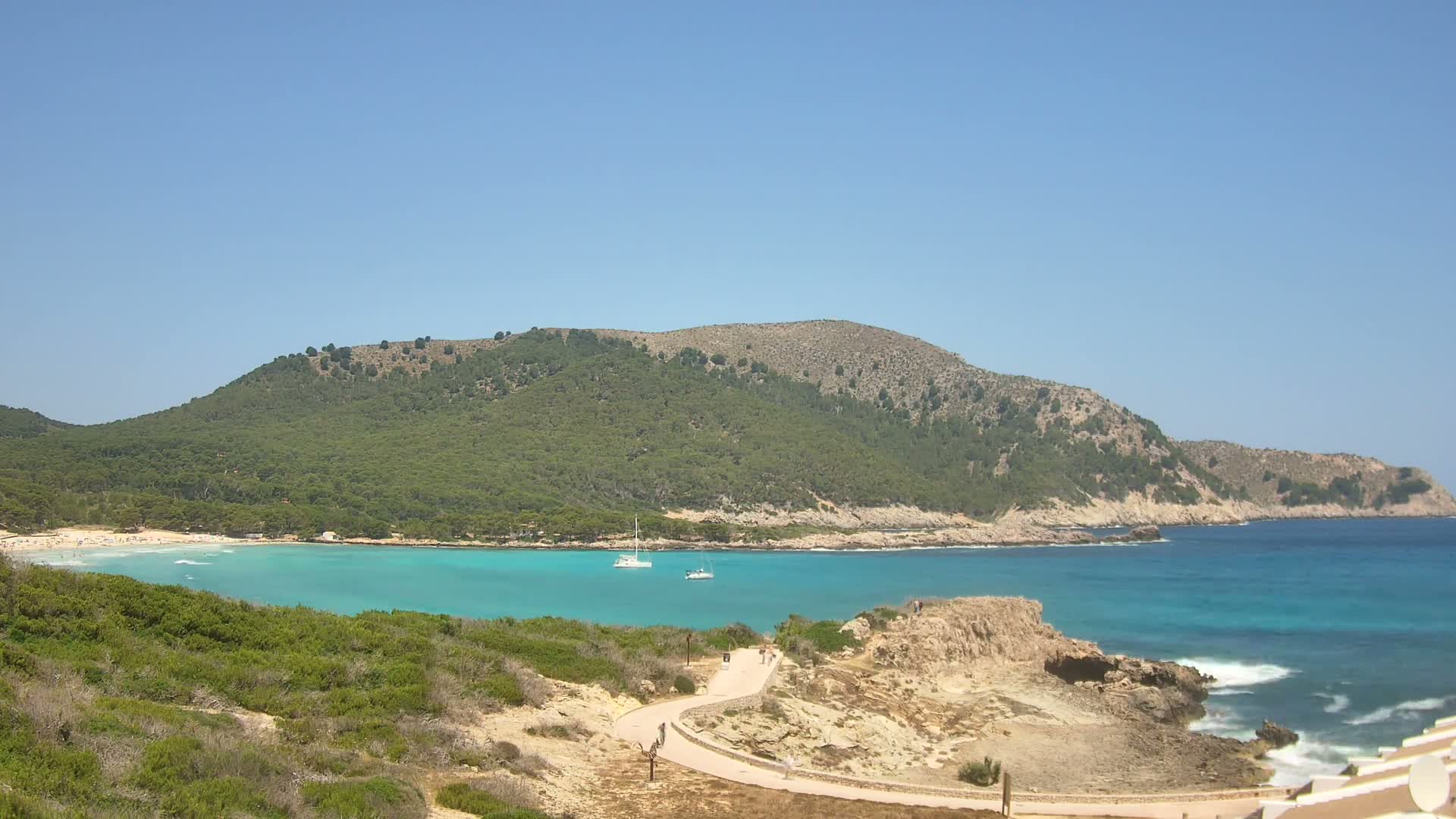 Capdepera, Cala Agulla Cove Live Cam - Mallorca, Balearic Islands, Spain