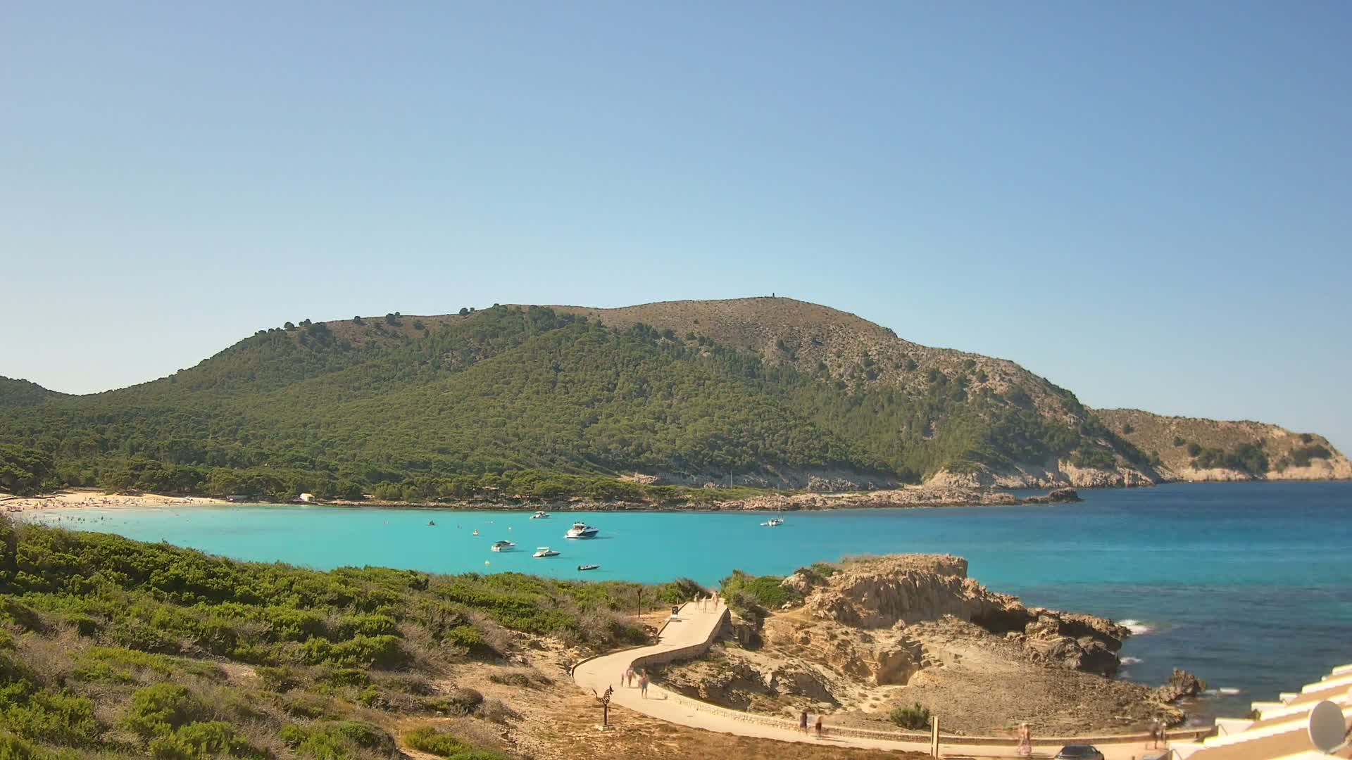 Capdepera, Cala Agulla Cove Live Cam - Mallorca, Balearic Islands, Spain