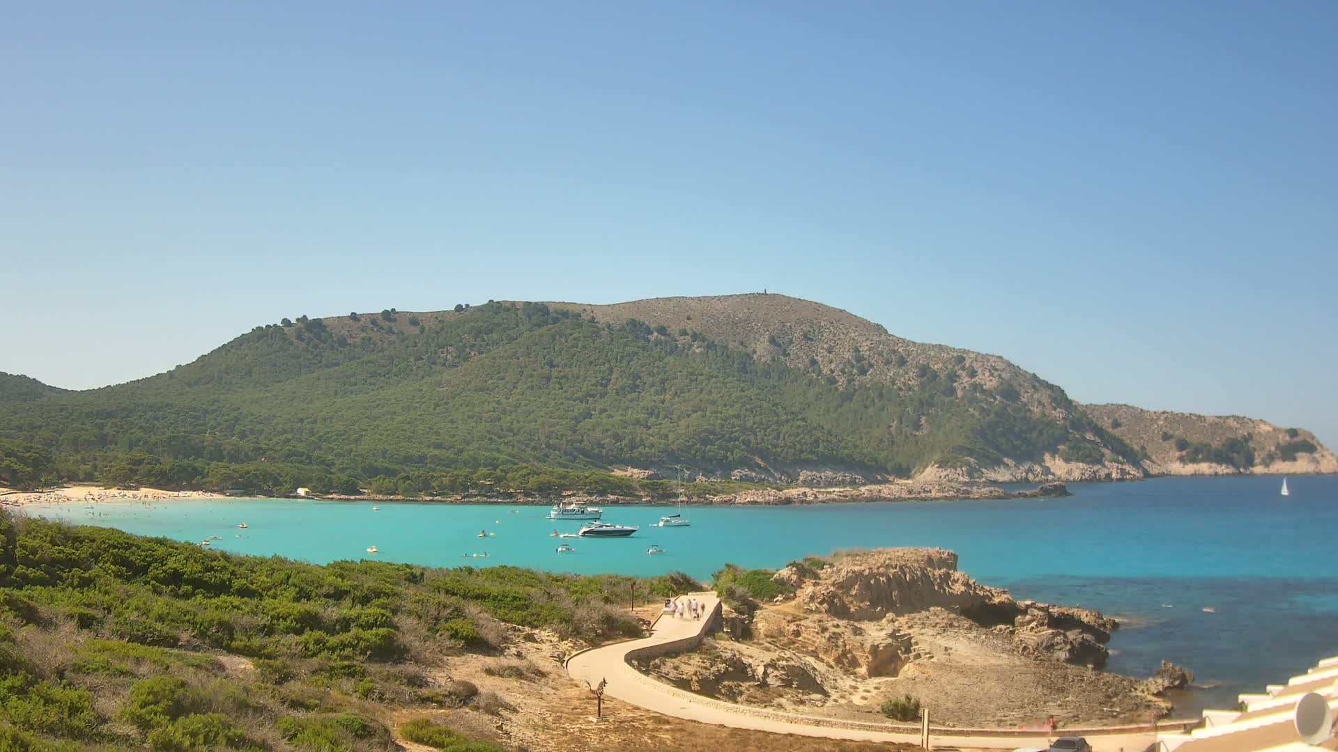Capdepera, Cala Agulla Cove Live Cam - Mallorca, Balearic Islands, Spain