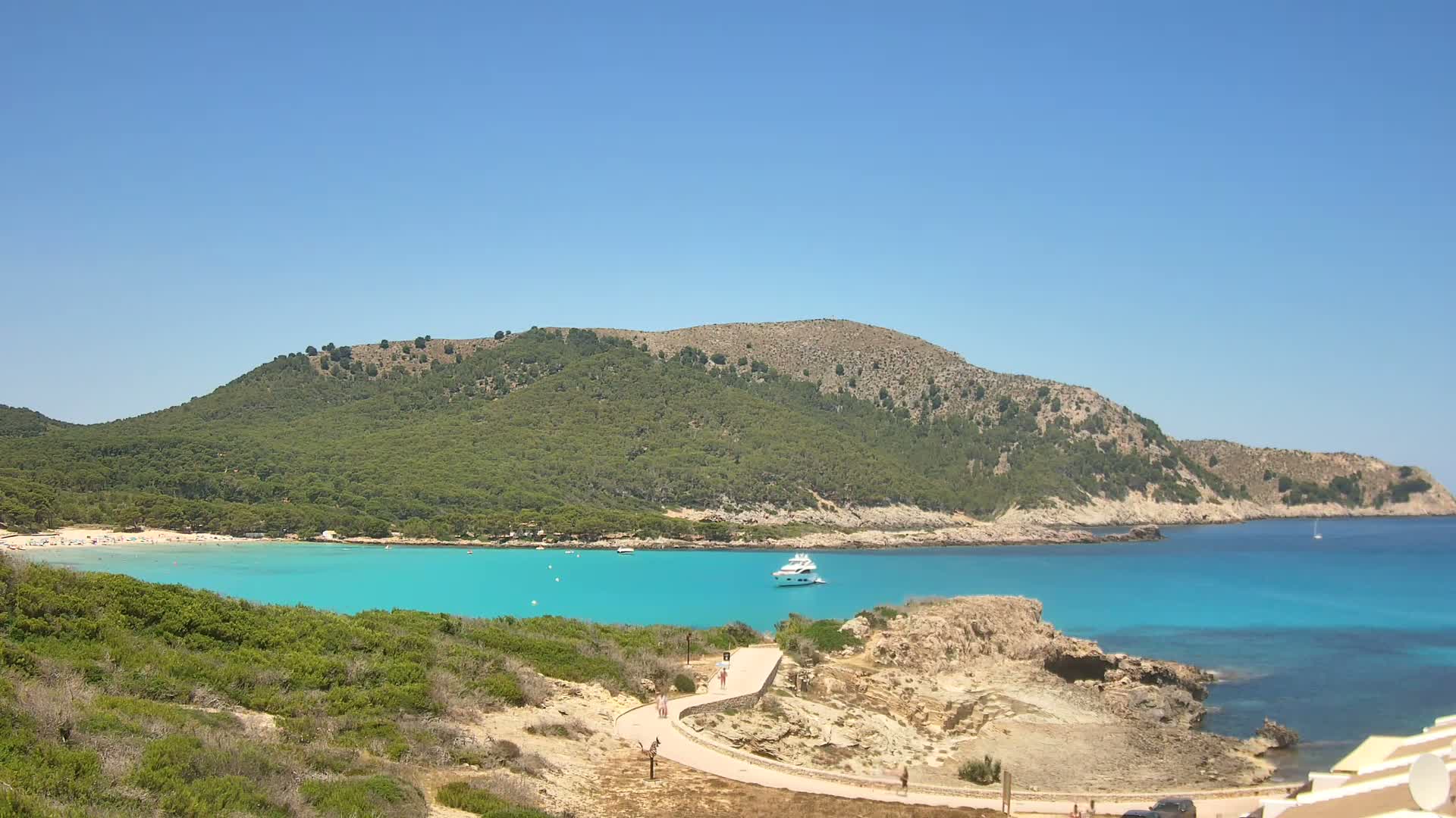Capdepera, Cala Agulla Cove Live Cam - Mallorca, Balearic Islands, Spain