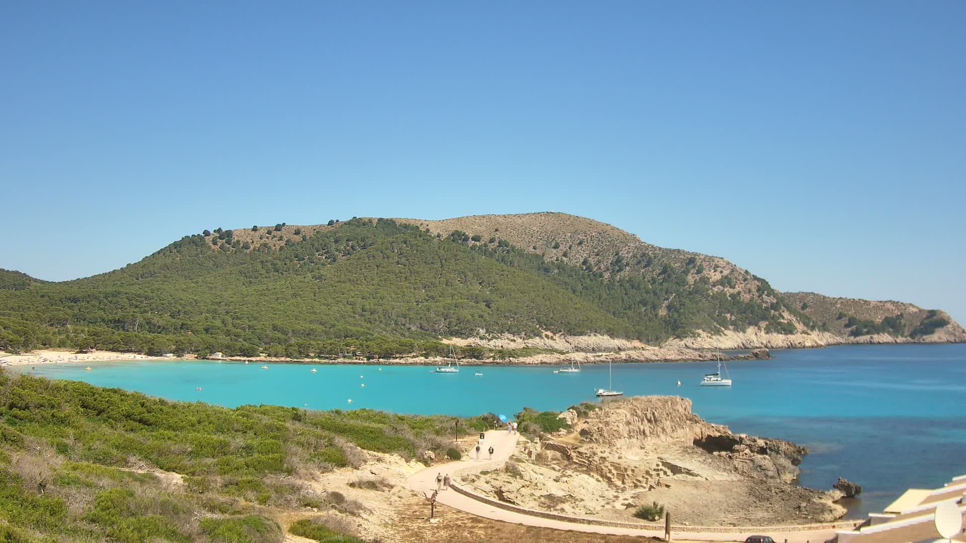 Capdepera, Cala Agulla Cove Live Cam - Mallorca, Balearic Islands, Spain
