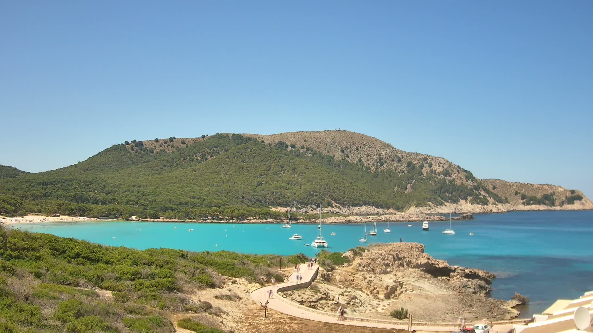 Capdepera, Cala Agulla Cove Live Cam - Mallorca, Balearic Islands, Spain