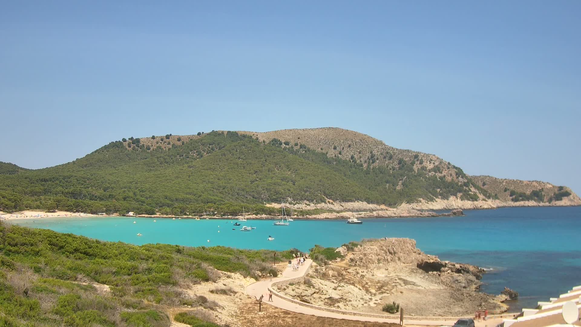 Capdepera, Cala Agulla Cove Live Cam - Mallorca, Balearic Islands, Spain