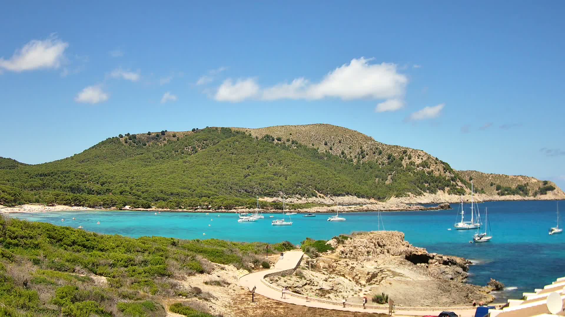Capdepera, Cala Agulla Cove Live Cam - Mallorca, Balearic Islands, Spain