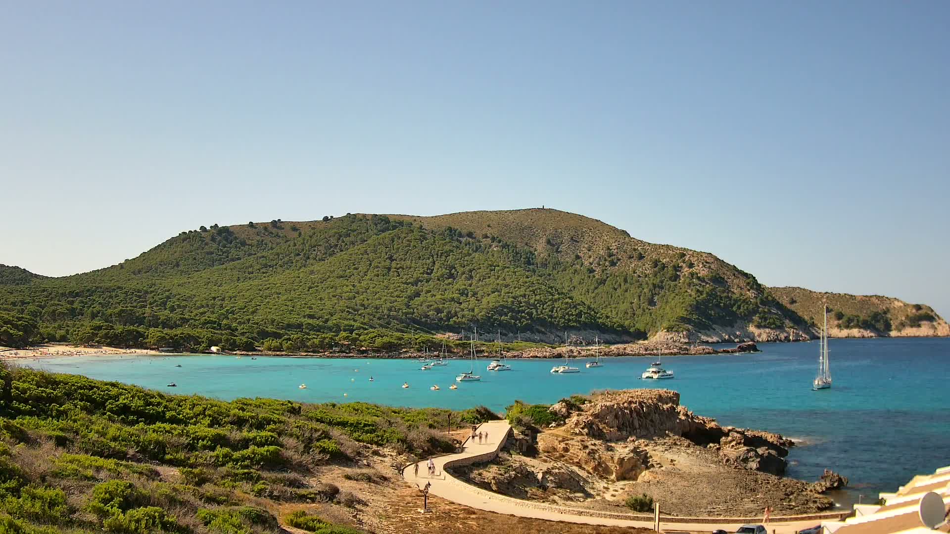 Capdepera, Cala Agulla Cove Live Cam - Mallorca, Balearic Islands, Spain