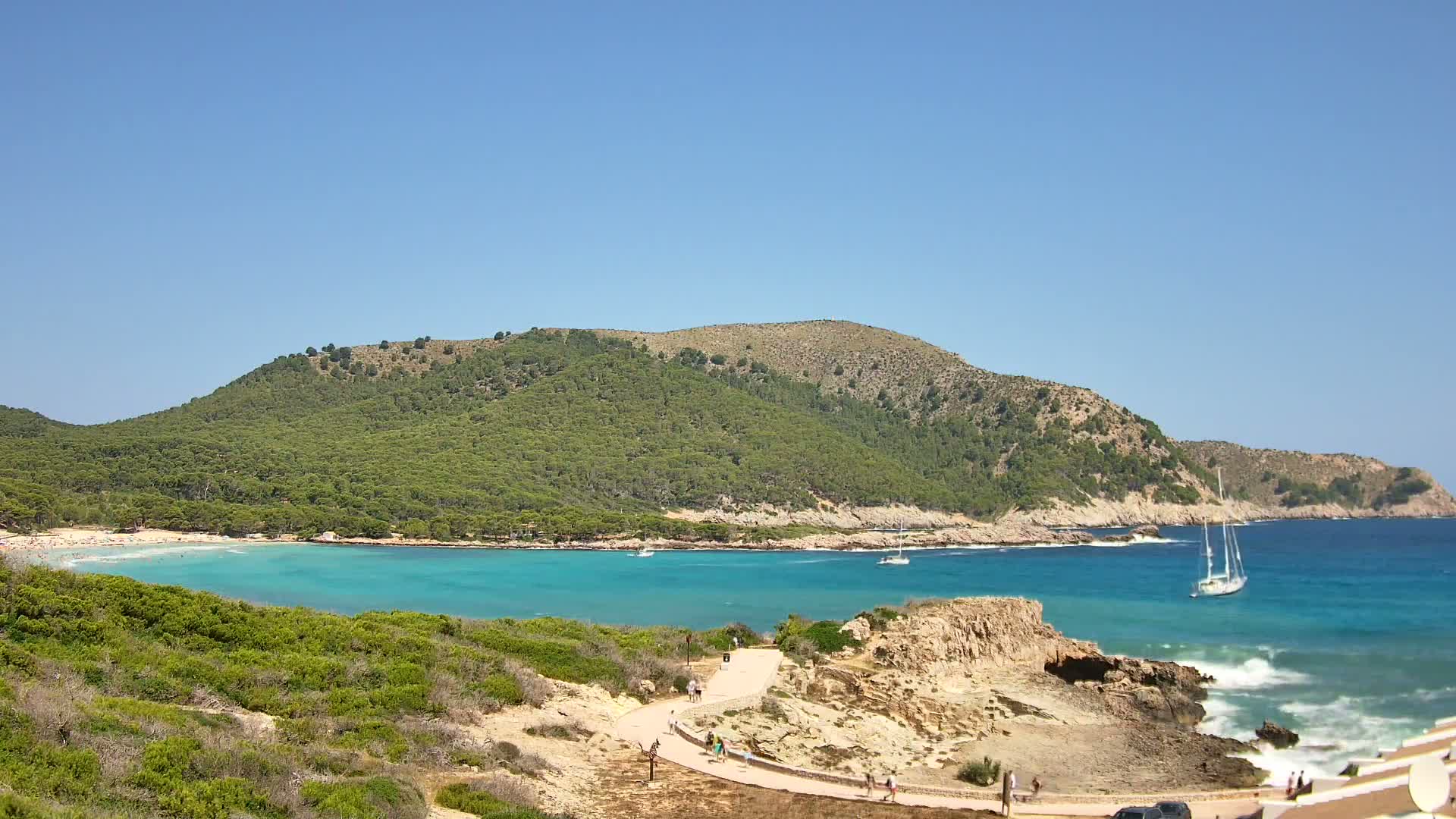 Capdepera, Cala Agulla Cove Live Cam - Mallorca, Balearic Islands, Spain
