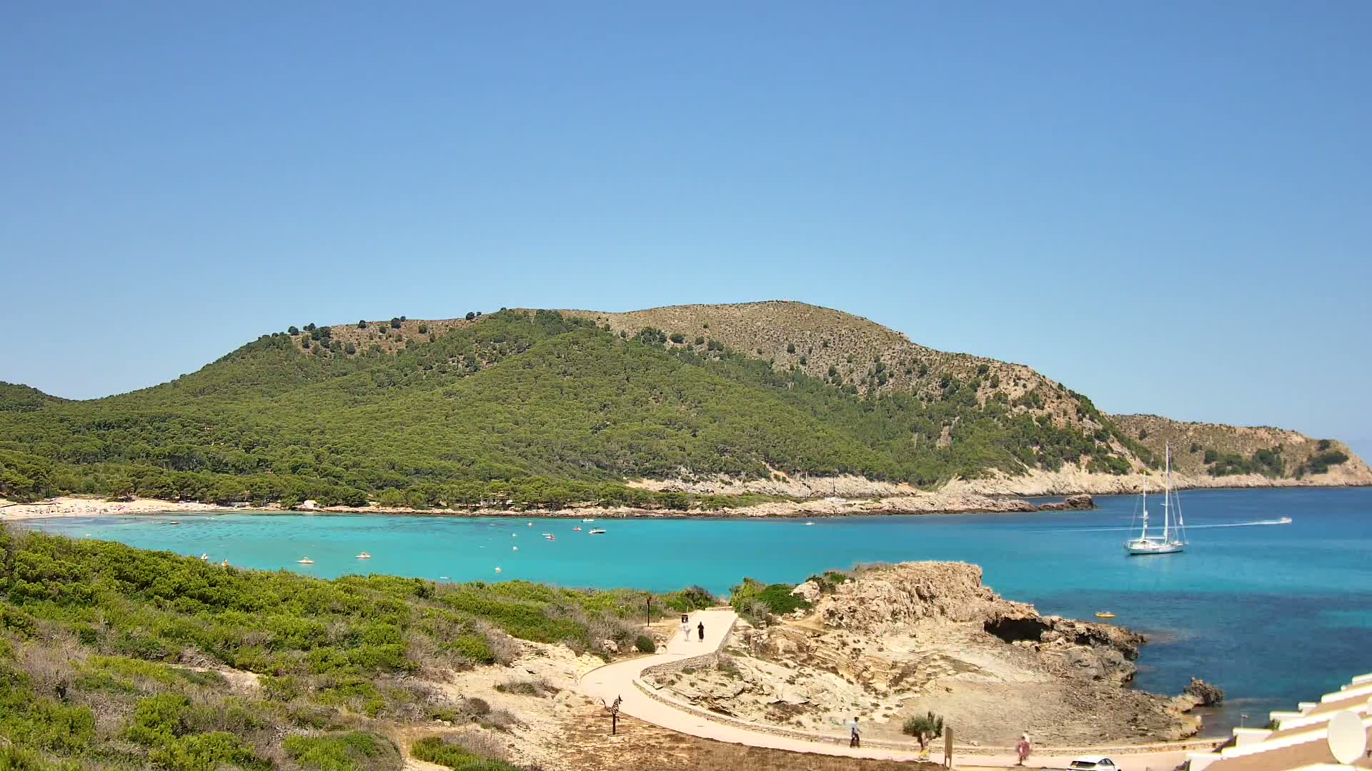 Capdepera, Cala Agulla Cove Live Cam - Mallorca, Balearic Islands, Spain
