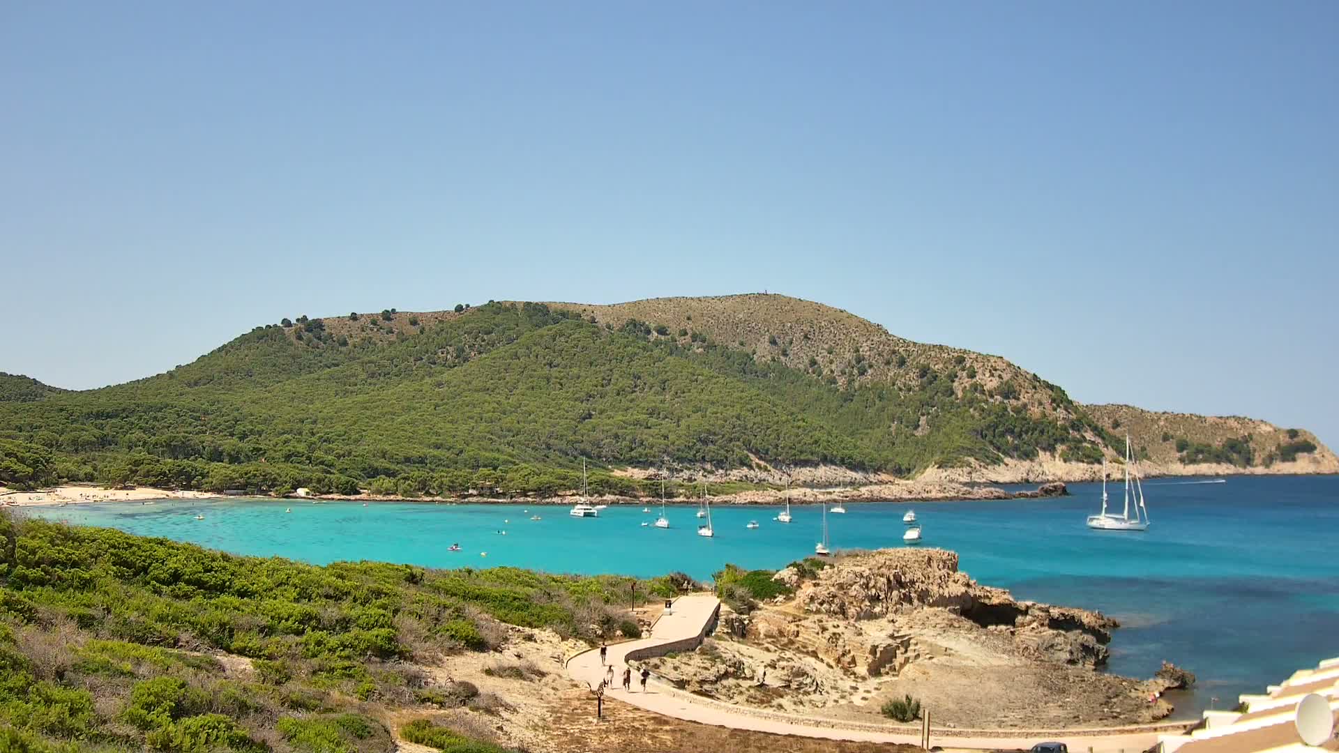 Capdepera, Cala Agulla Cove Live Cam - Mallorca, Balearic Islands, Spain