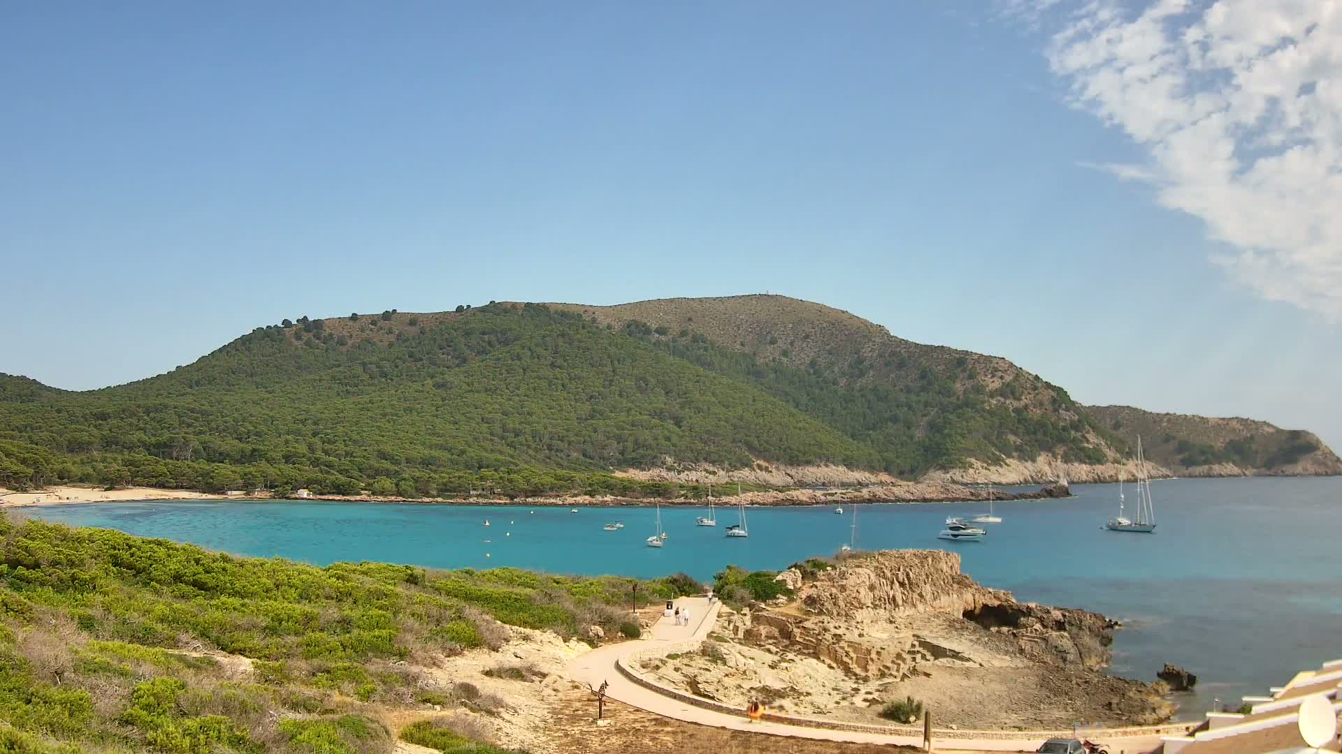 Capdepera, Cala Agulla Cove Live Cam - Mallorca, Balearic Islands, Spain