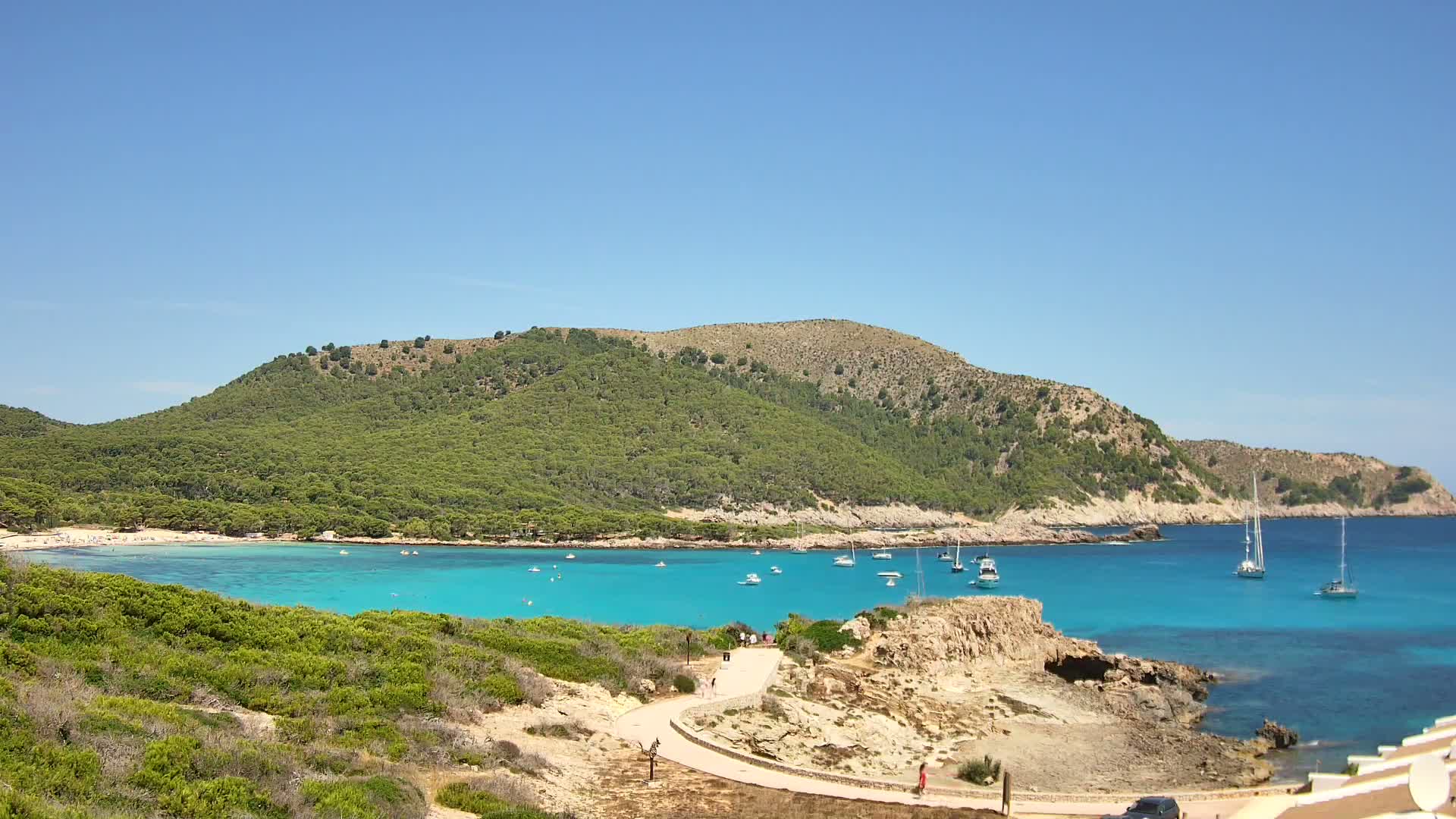 Capdepera, Cala Agulla Cove Live Cam - Mallorca, Balearic Islands, Spain