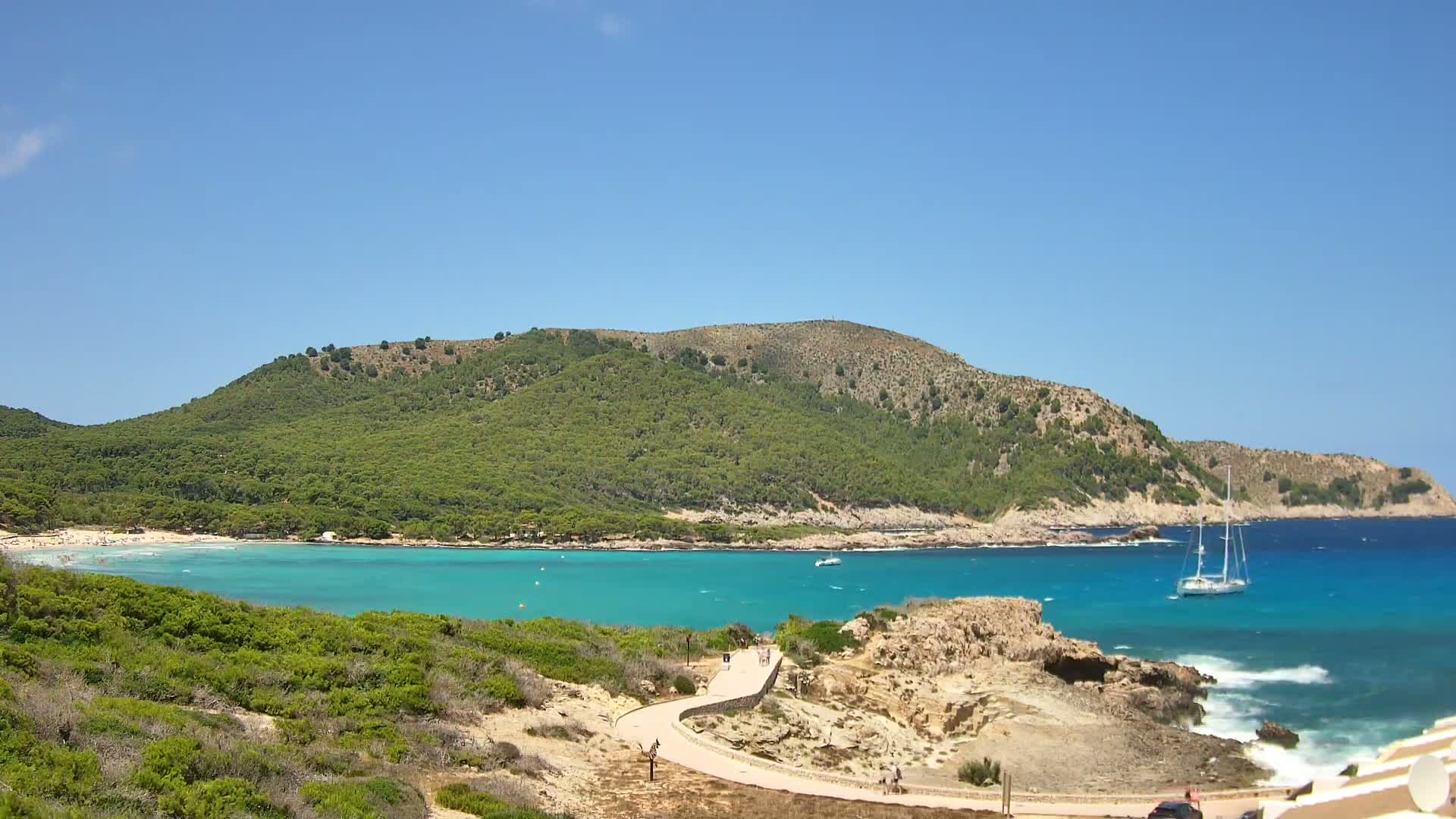 Capdepera, Cala Agulla Cove Live Cam - Mallorca, Balearic Islands, Spain