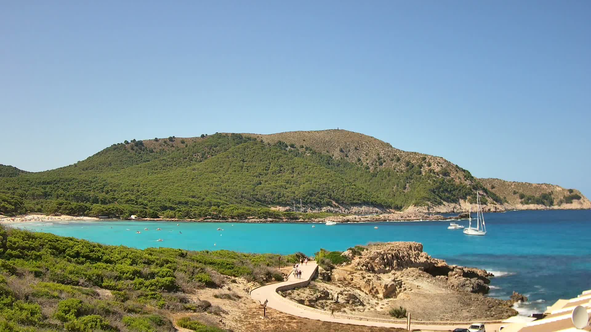 Capdepera, Cala Agulla Cove Live Cam - Mallorca, Balearic Islands, Spain