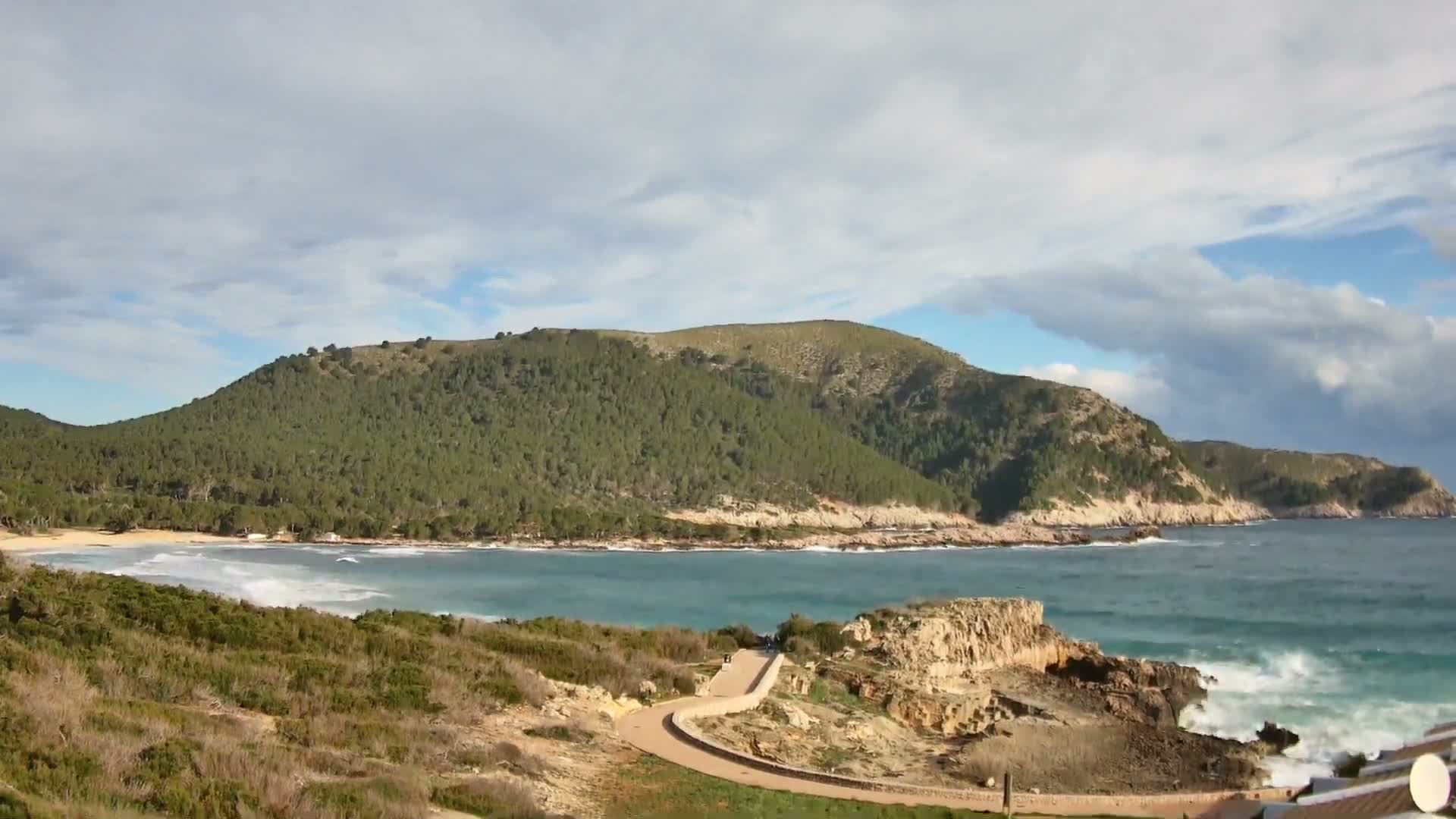 Capdepera, Cala Agulla Cove Live Cam - Mallorca, Balearic Islands, Spain