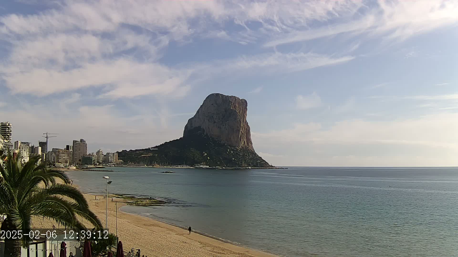 Calpe City & Playa Arenal-Bol Beach Live Cam - Alicante, Valencia, Spain