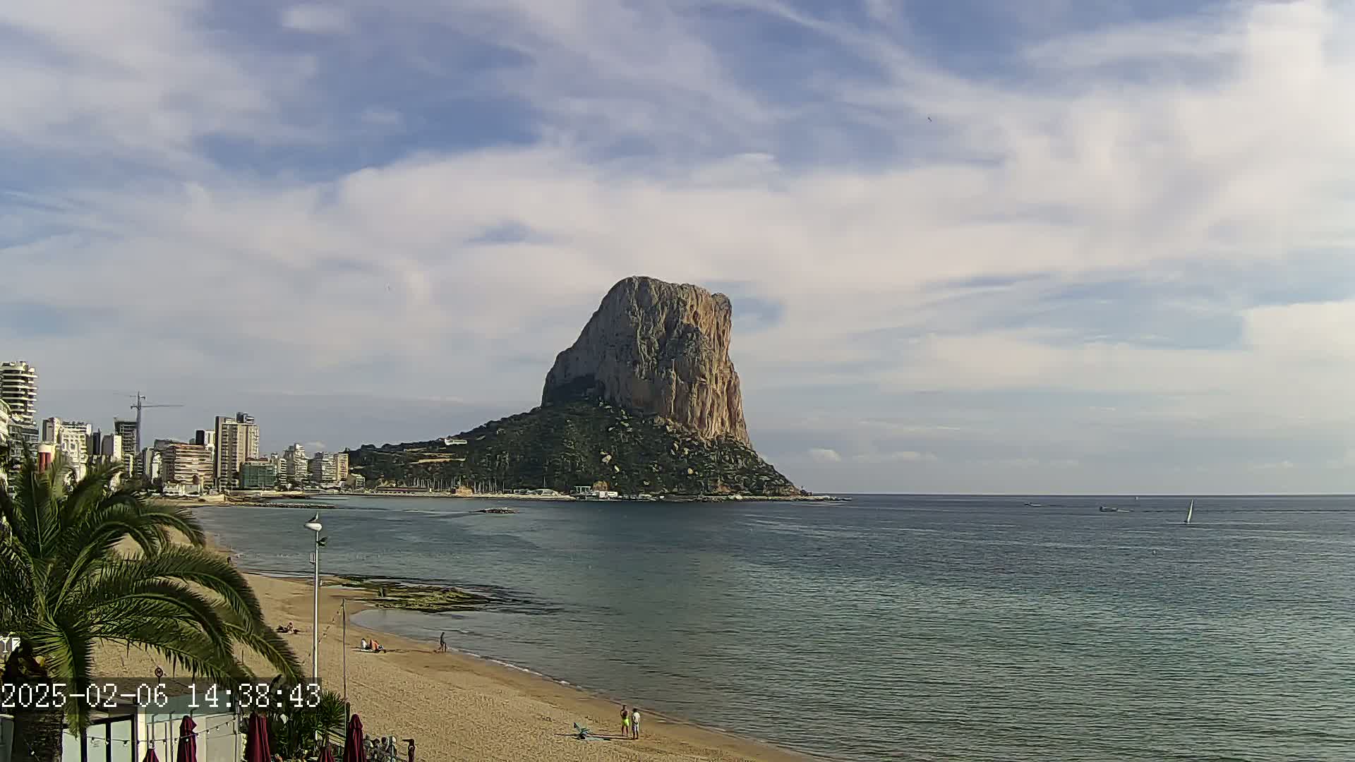 Calpe City & Playa Arenal-Bol Beach Live Cam - Alicante, Valencia, Spain