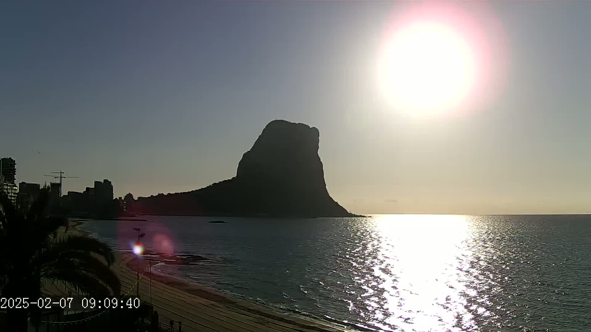 Calpe City & Playa Arenal-Bol Beach Live Cam - Alicante, Valencia, Spain