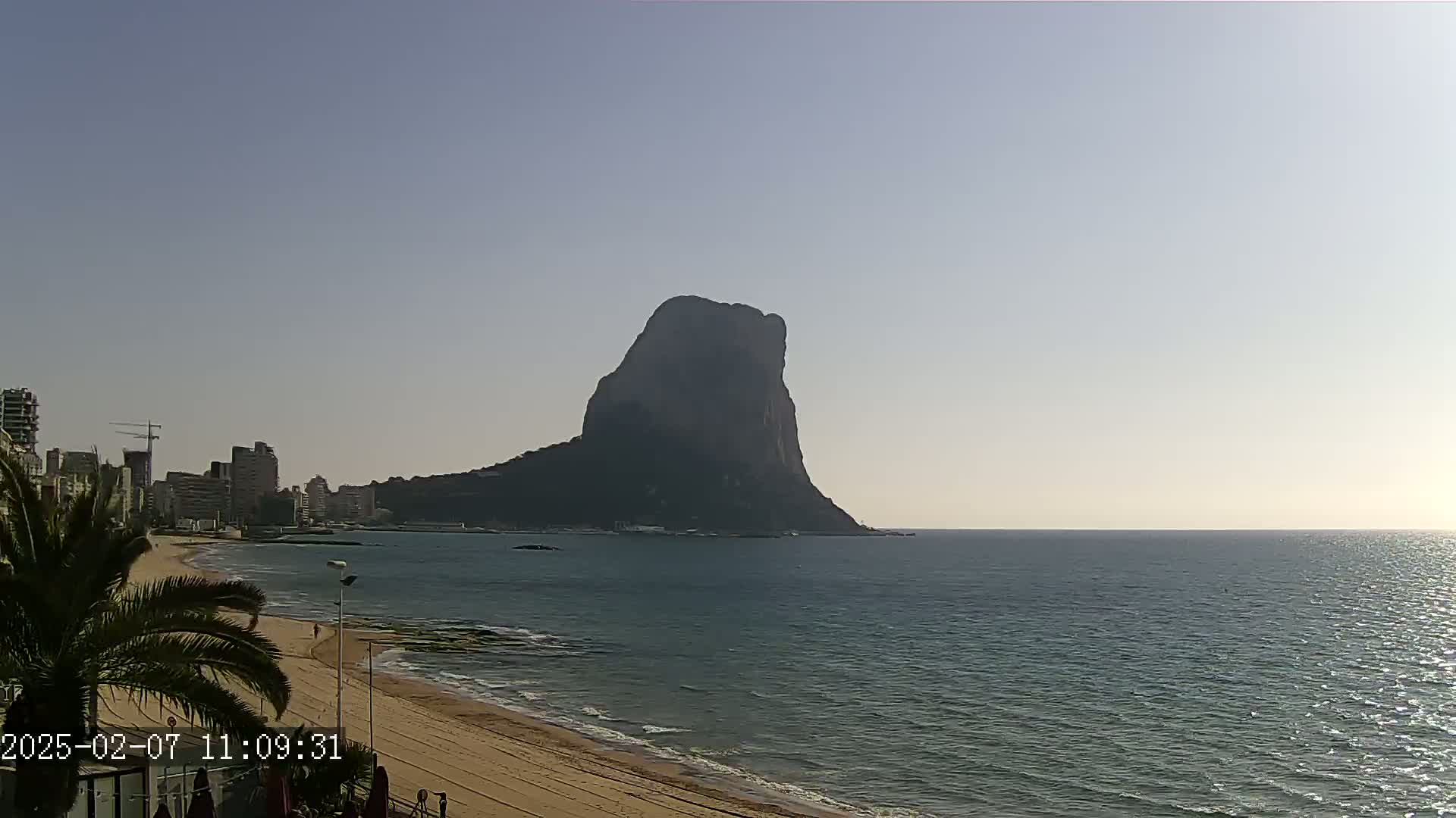 Calpe City & Playa Arenal-Bol Beach Live Cam - Alicante, Valencia, Spain
