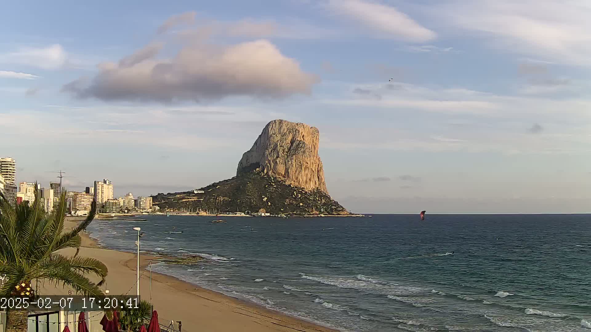 Calpe City & Playa Arenal-Bol Beach Live Cam - Alicante, Valencia, Spain