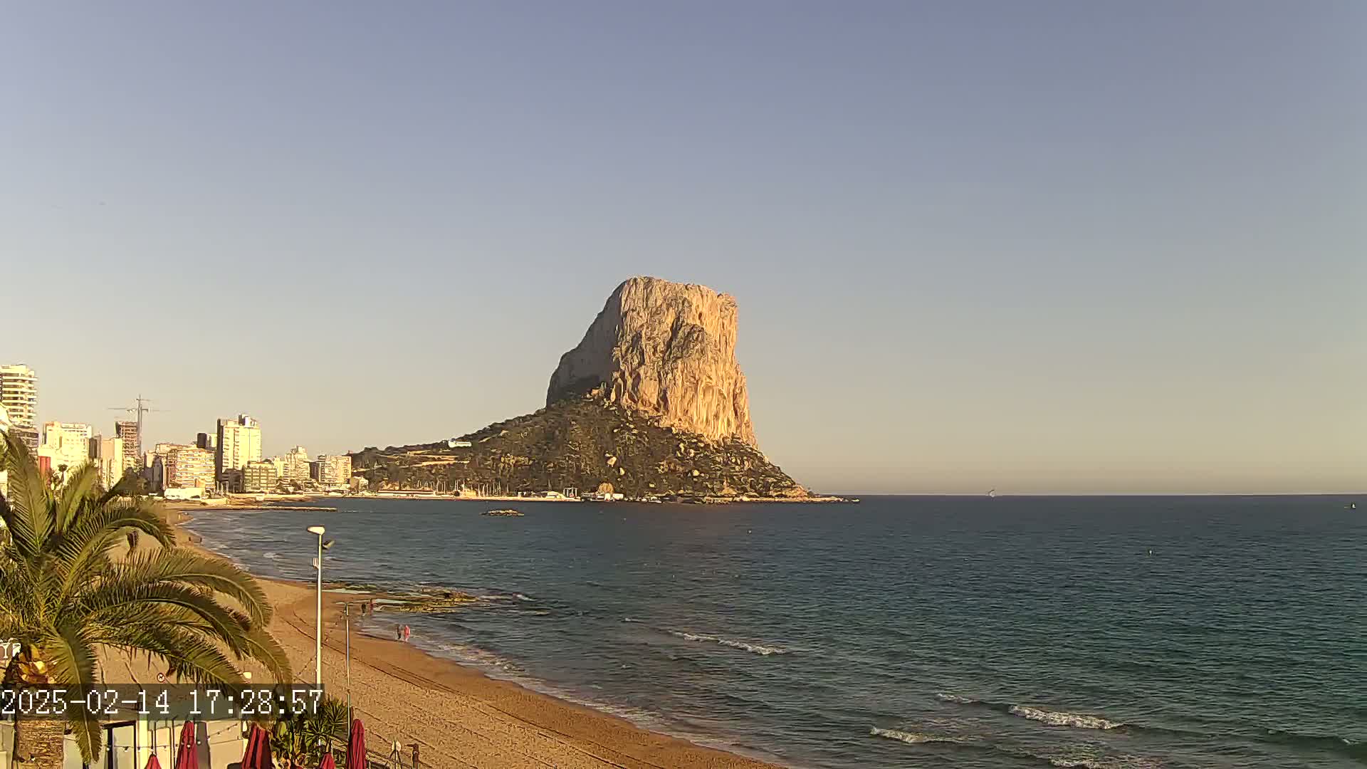 Calpe City & Playa Arenal-Bol Beach Live Cam - Alicante, Valencia, Spain