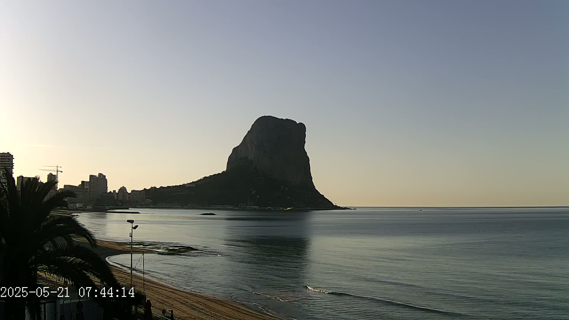 Calpe City & Playa Arenal-Bol Beach Live Cam - Alicante, Valencia, Spain