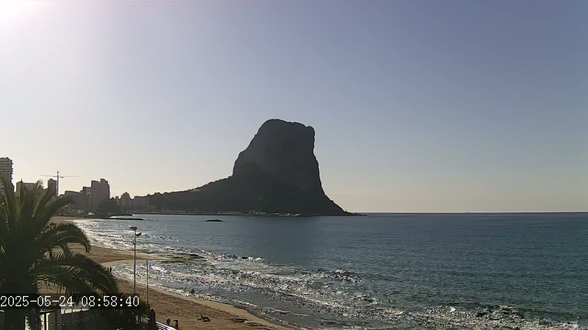 Calpe City & Playa Arenal-Bol Beach Live Cam - Alicante, Valencia, Spain