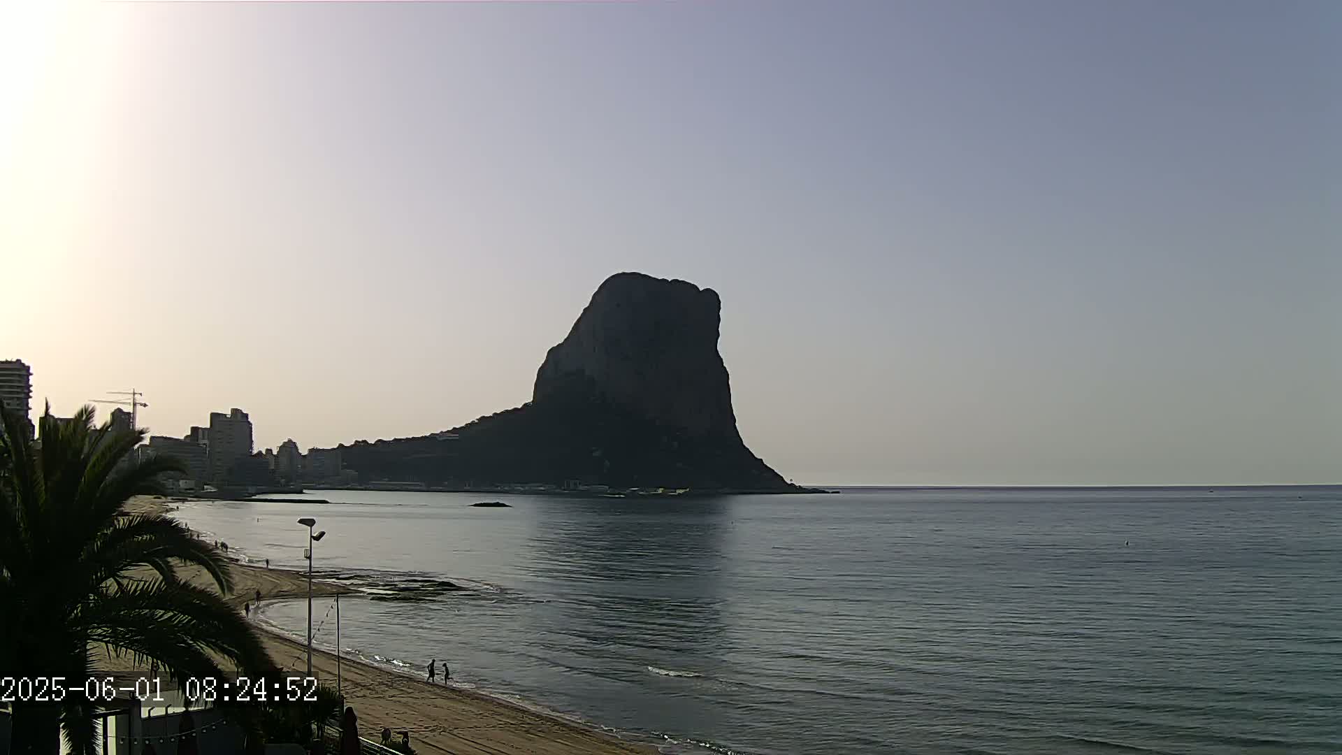 Calpe City & Playa Arenal-Bol Beach Live Cam - Alicante, Valencia, Spain