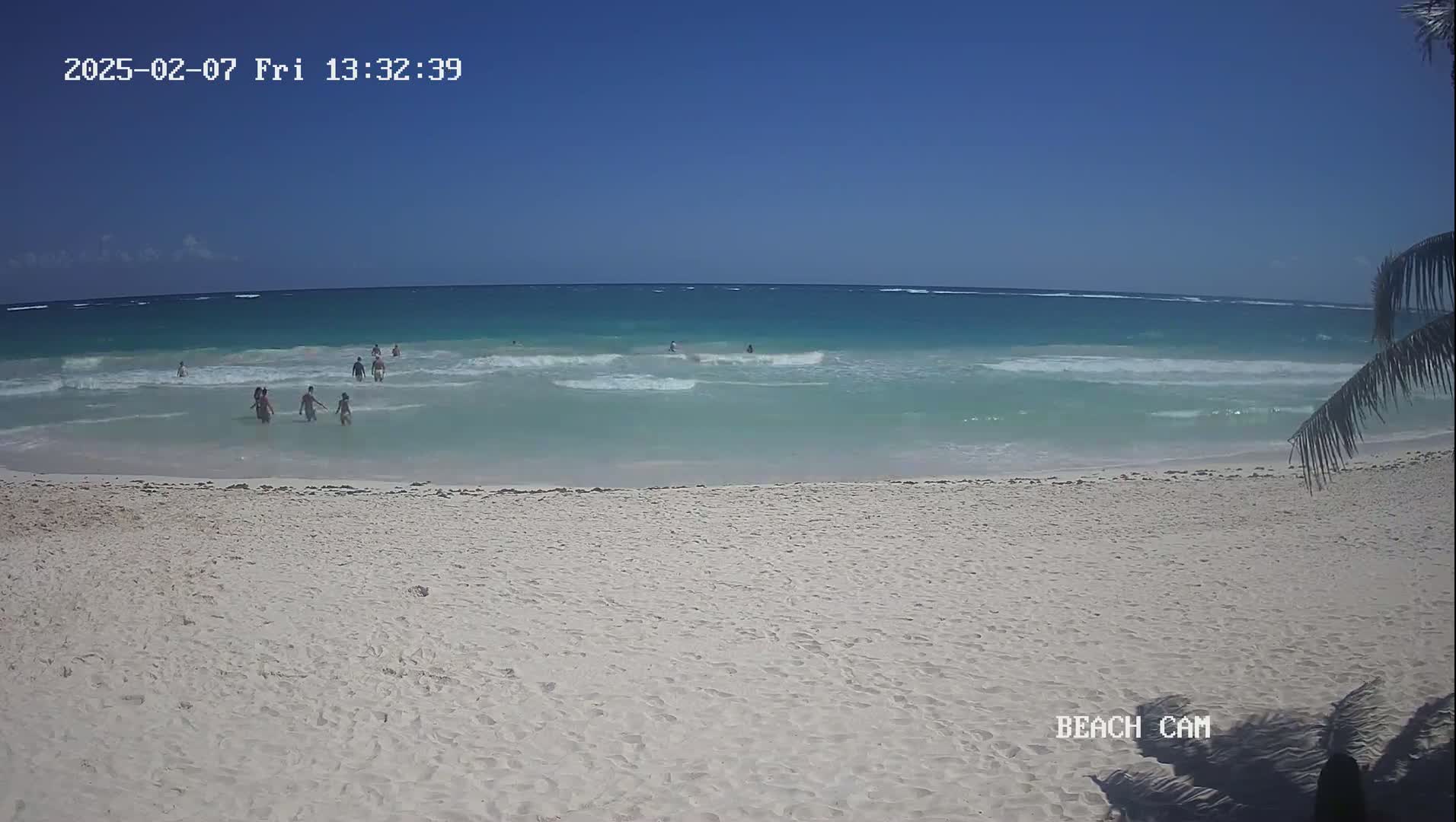 Yucatan, Playa de Tulum Beach Live Cam - Tulum,  Quintana Roo, Mexico