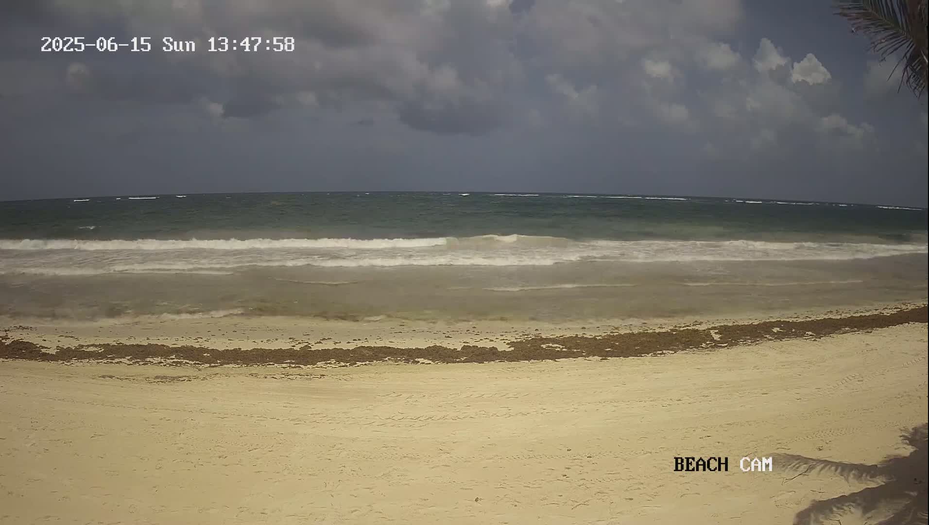 Yucatan, Playa de Tulum Beach Live Cam - Tulum,  Quintana Roo, Mexico