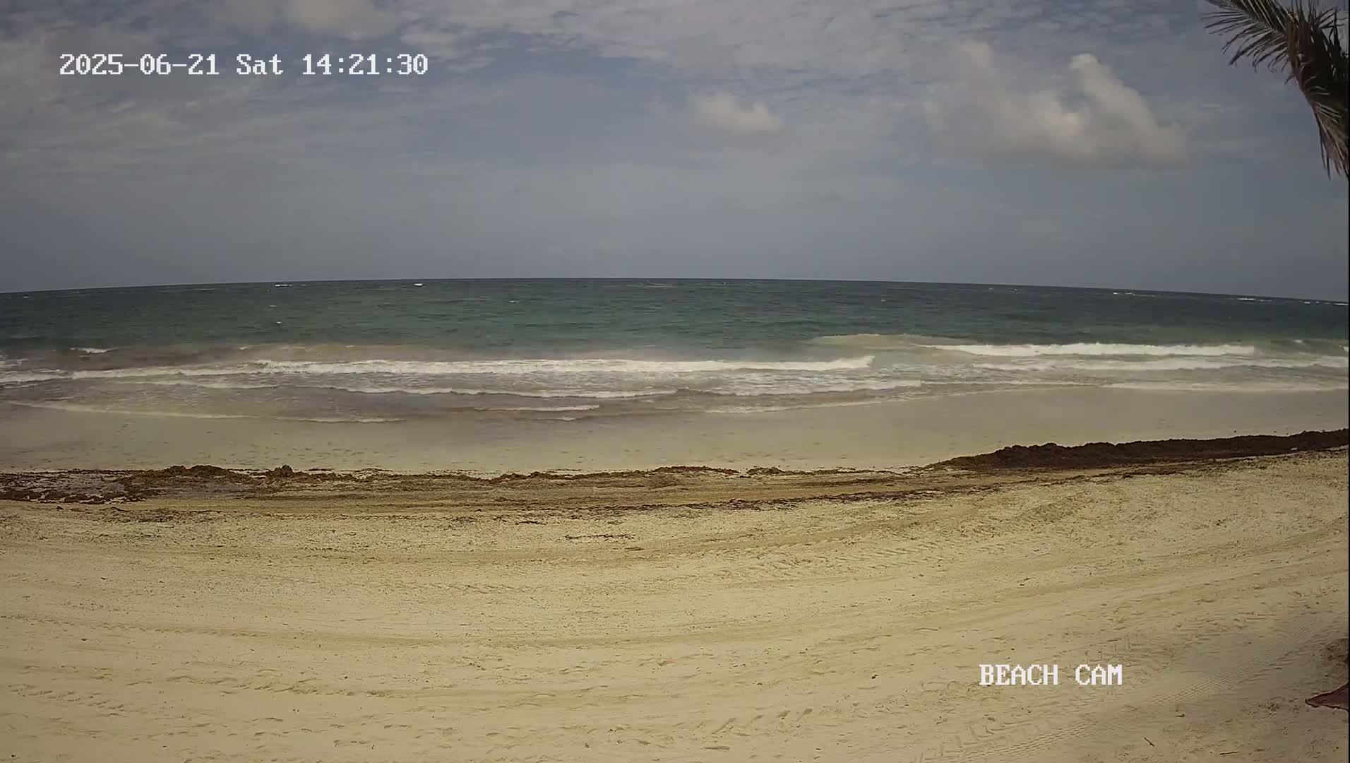 Yucatan, Playa de Tulum Beach Live Cam - Tulum,  Quintana Roo, Mexico