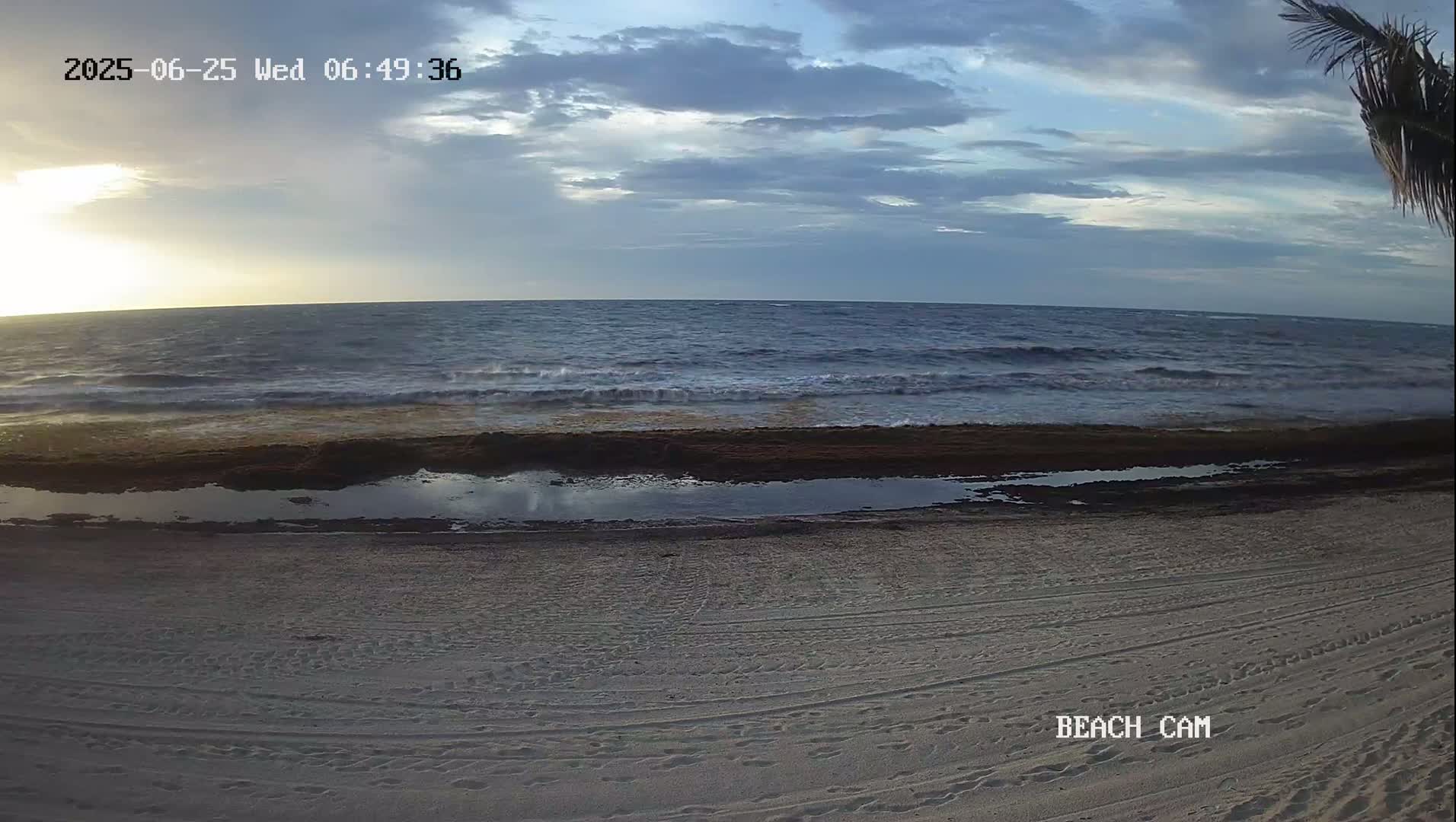 Yucatan, Playa de Tulum Beach Live Cam - Tulum,  Quintana Roo, Mexico