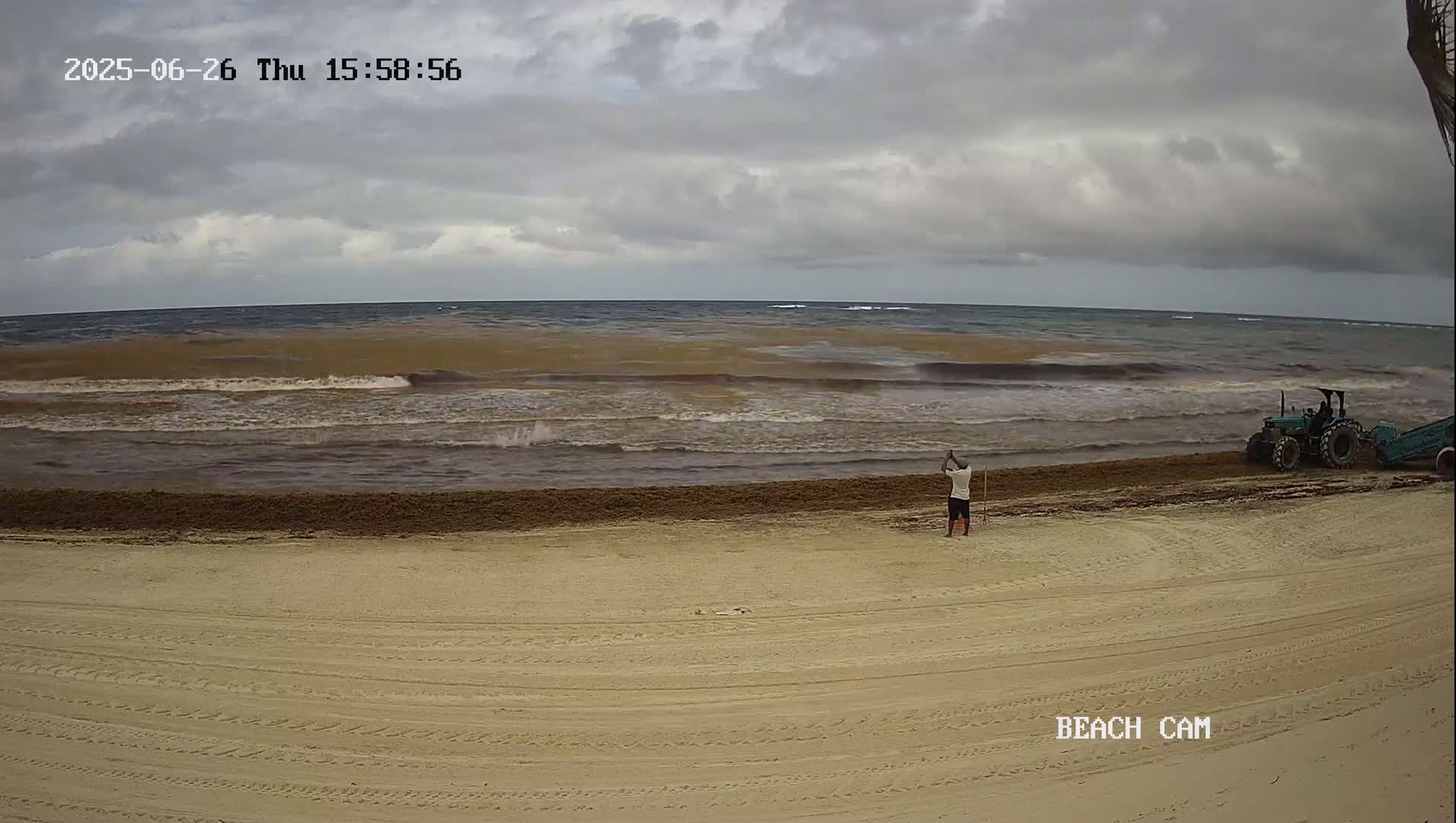 Yucatan, Playa de Tulum Beach Live Cam - Tulum,  Quintana Roo, Mexico