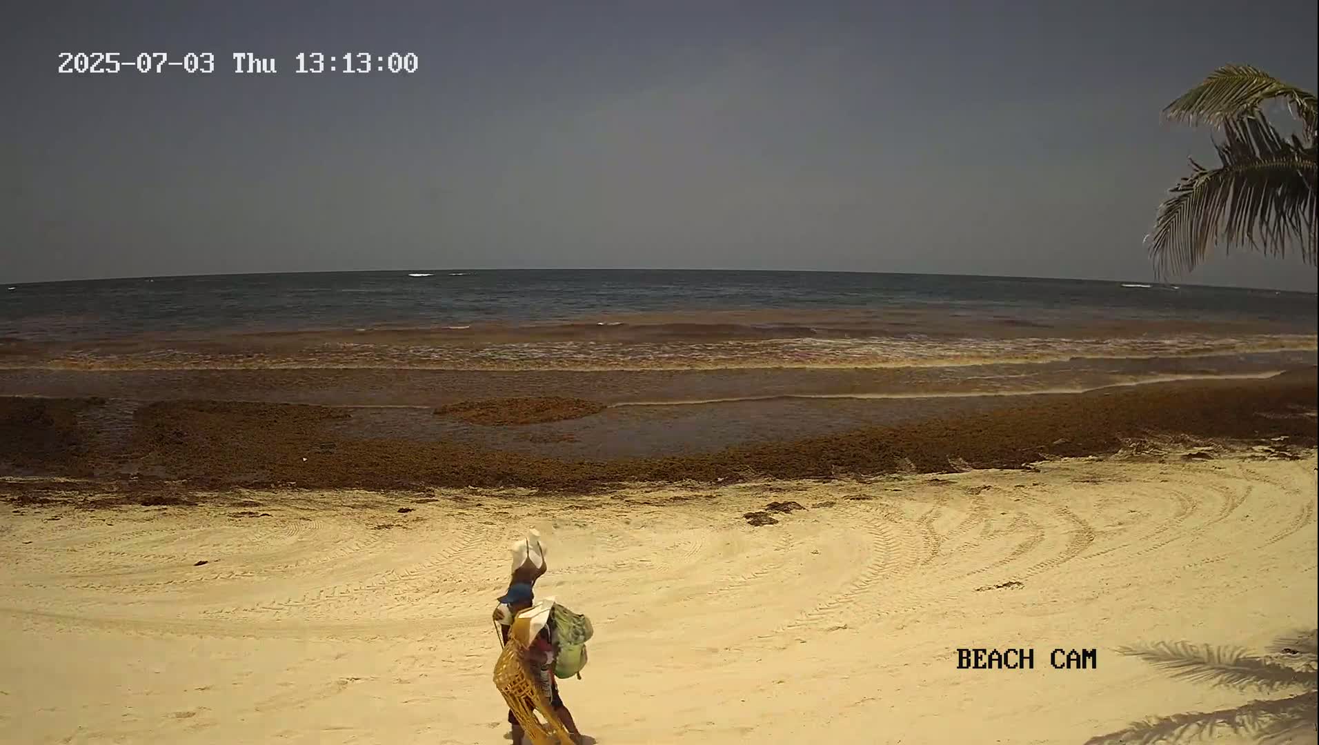 Yucatan, Playa de Tulum Beach Live Cam - Tulum,  Quintana Roo, Mexico
