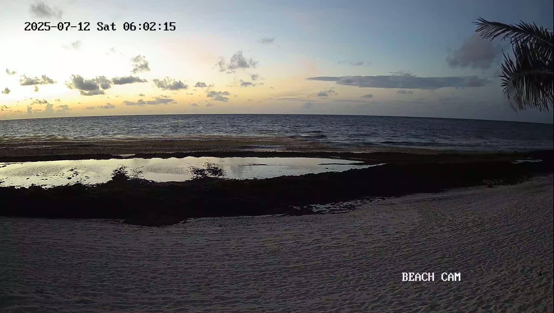 Yucatan, Playa de Tulum Beach Live Cam - Tulum,  Quintana Roo, Mexico