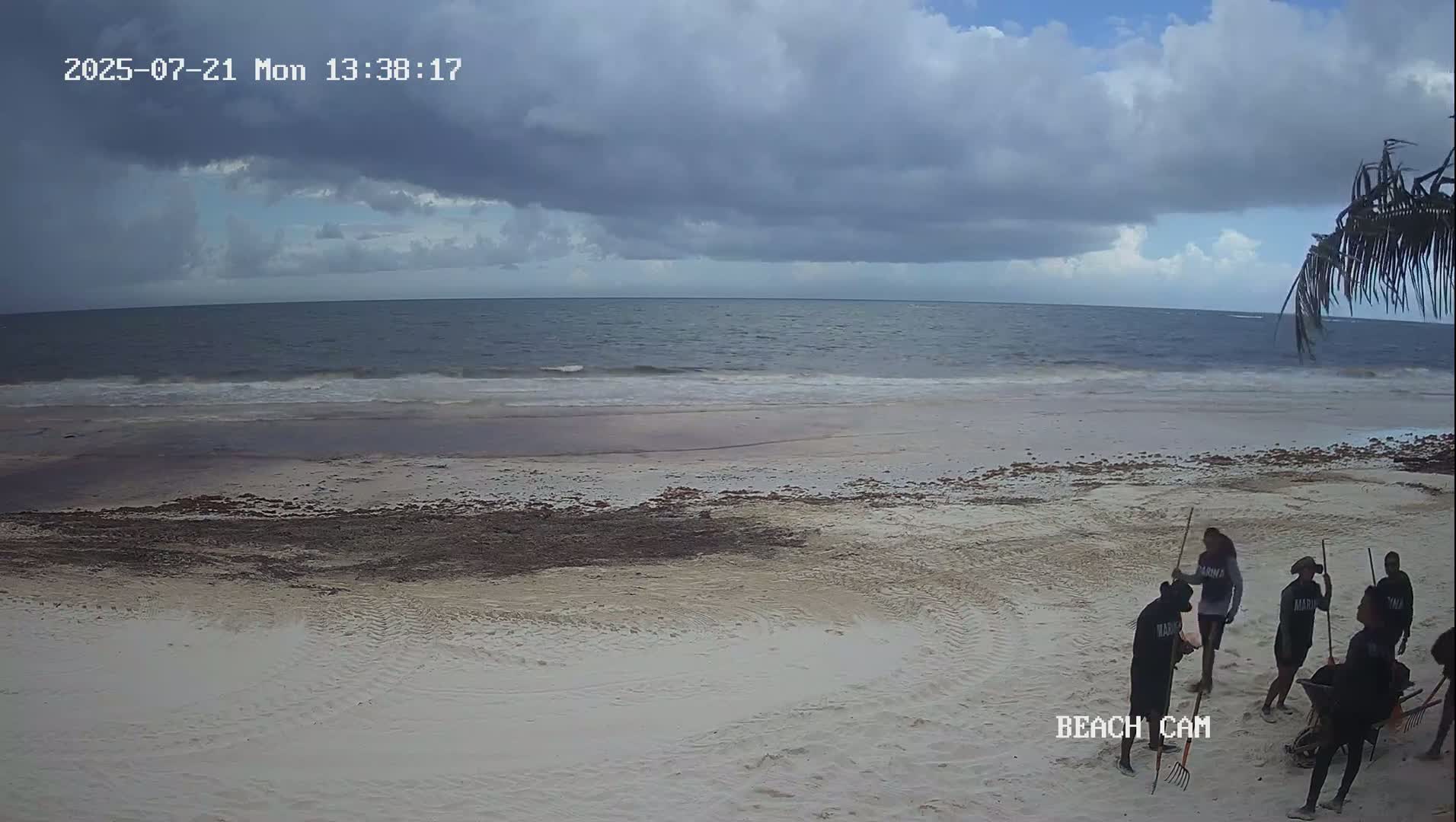 Yucatan, Playa de Tulum Beach Live Cam - Tulum,  Quintana Roo, Mexico