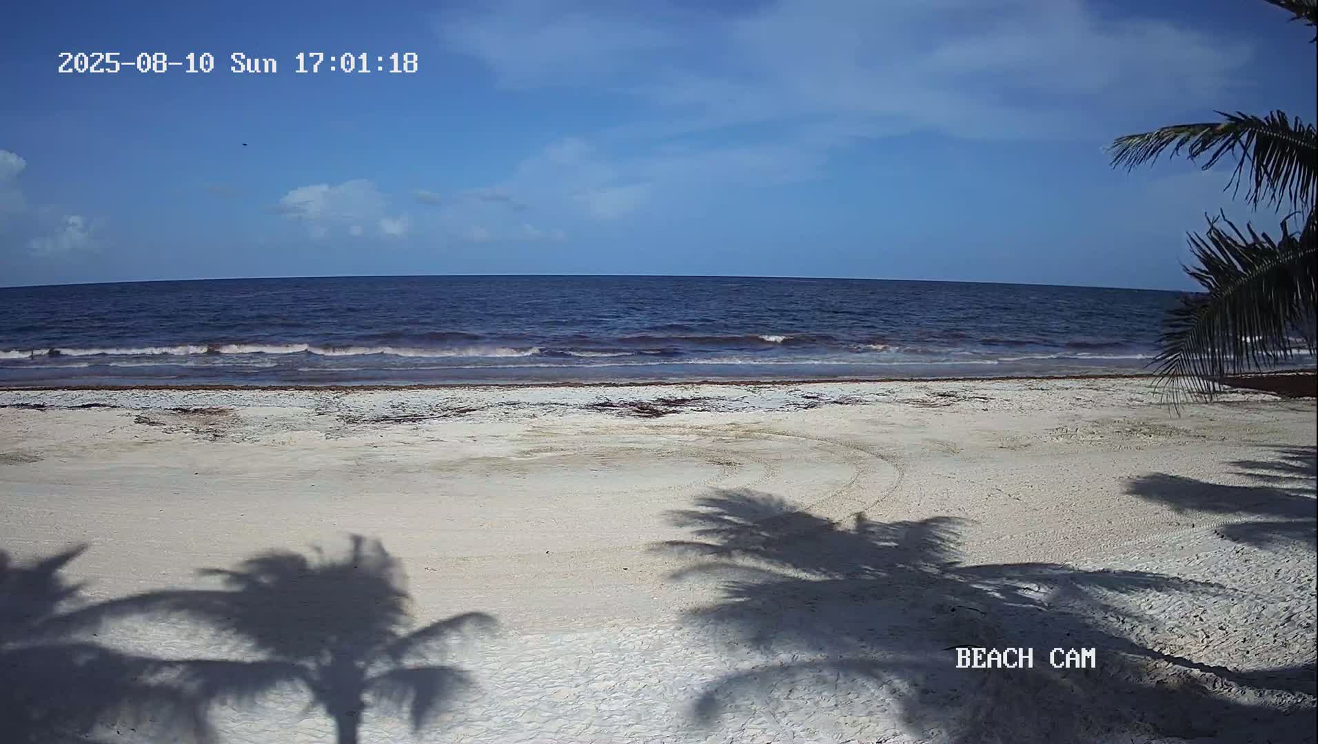 Yucatan, Playa de Tulum Beach Live Cam - Tulum,  Quintana Roo, Mexico